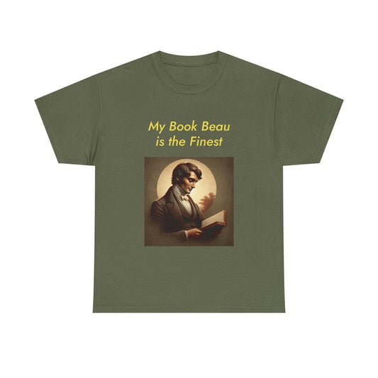 My Book Beau Unisex Heavy Cotton Tee - Perfect for Literature Lovers - The Dreamer's Bookshop.