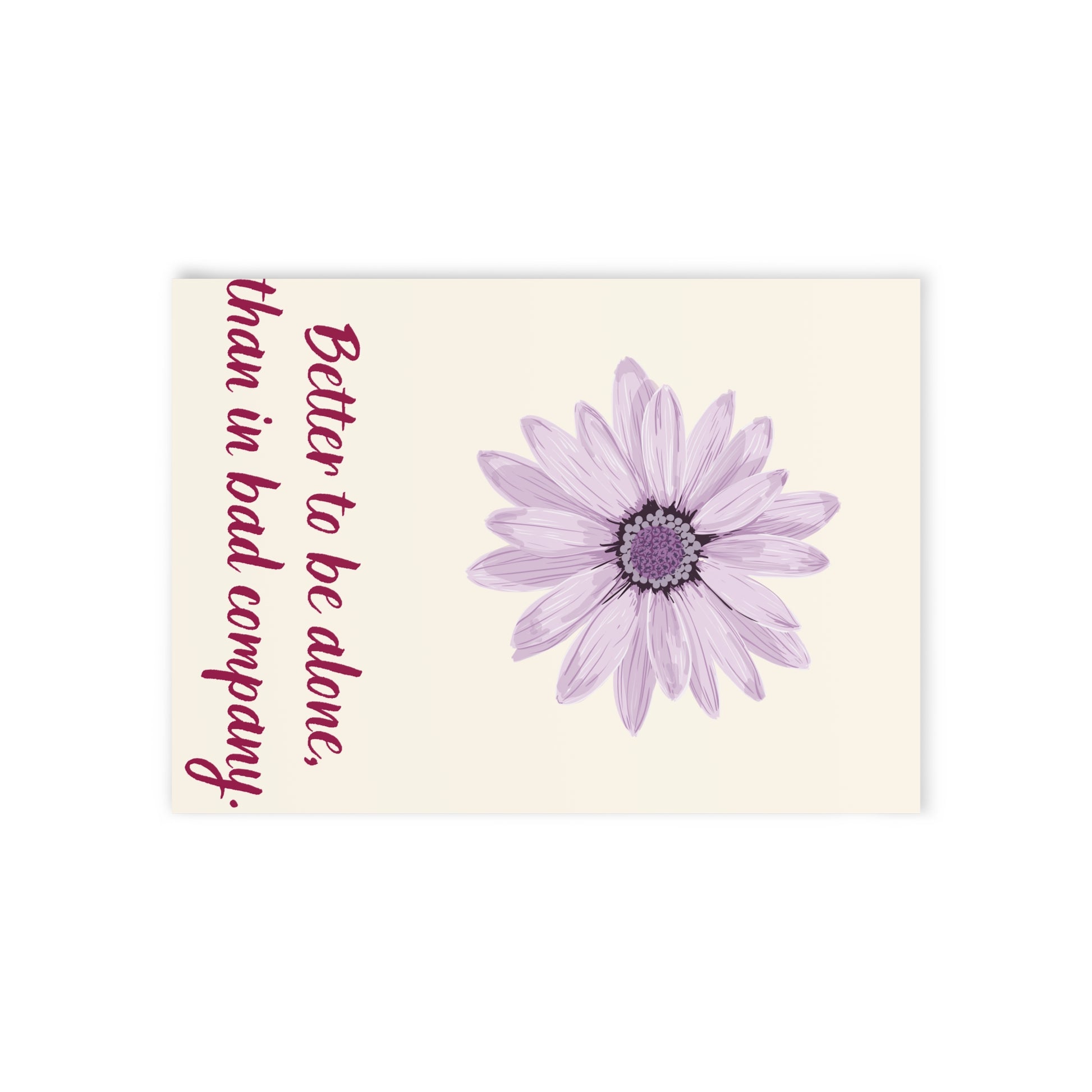 The Dreamer's Bookshop - Love Yourself Card "Better Alone" - The Dreamer's Bookshop.