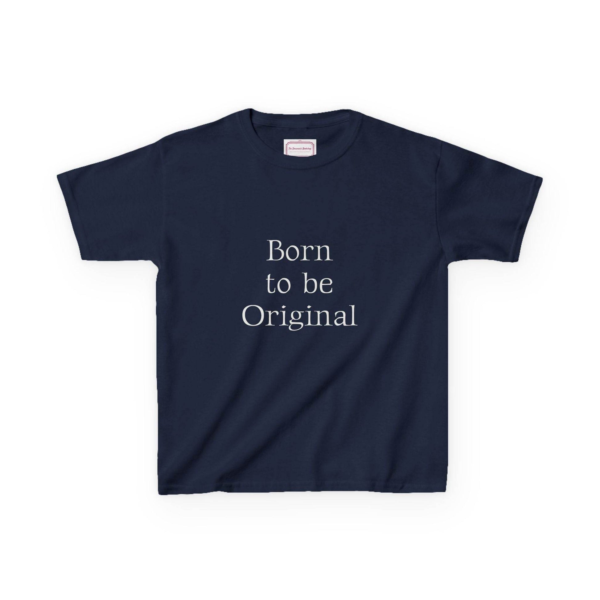 EU - Kids 'Born to be Original' Cotton Tee - Support Young Creators - The Dreamer's Bookshop.