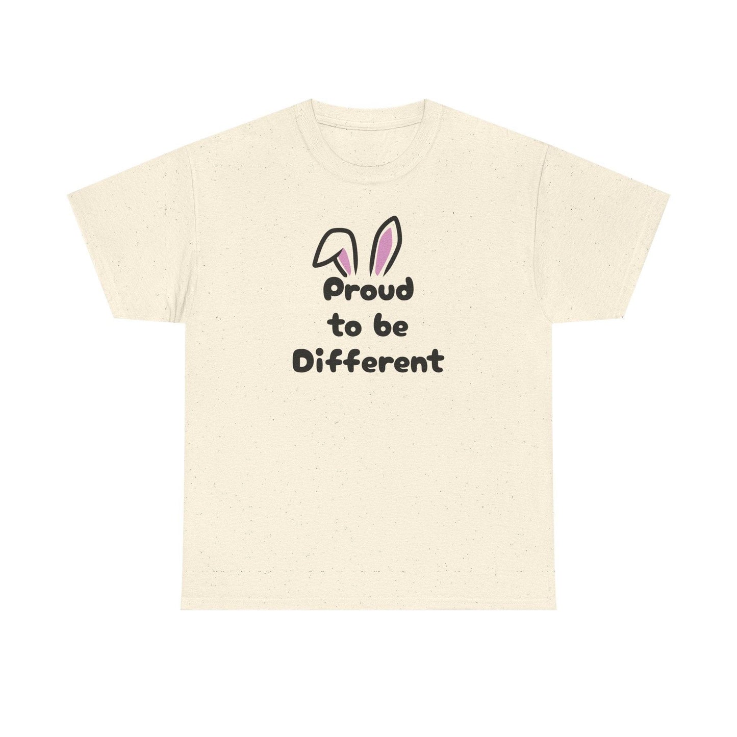 Proud to Be Different Unisex Heavy Cotton Tee - Celebrate Individuality - The Dreamer's Bookshop.