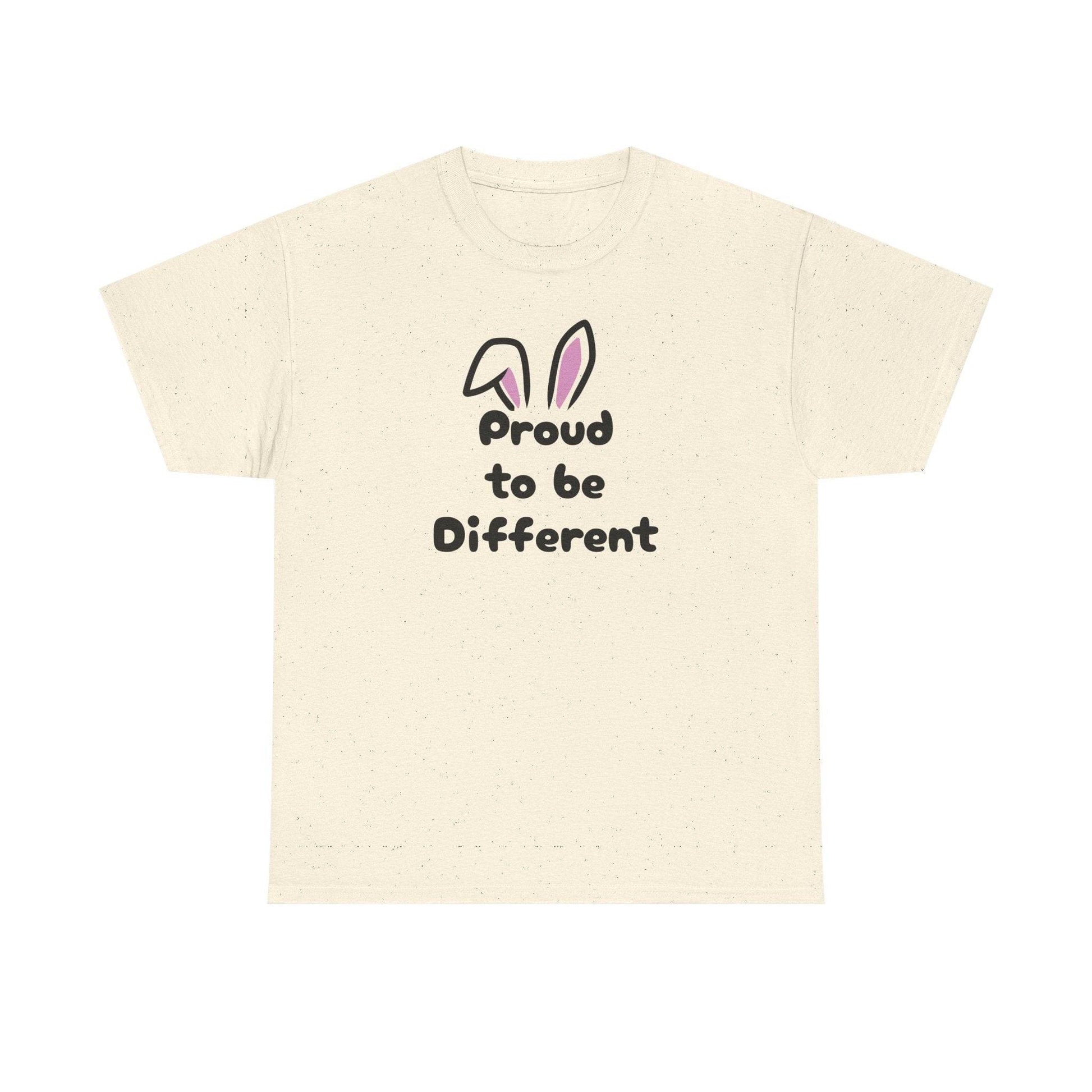 Proud to Be Different Unisex Heavy Cotton Tee - Celebrate Individuality - The Dreamer's Bookshop.