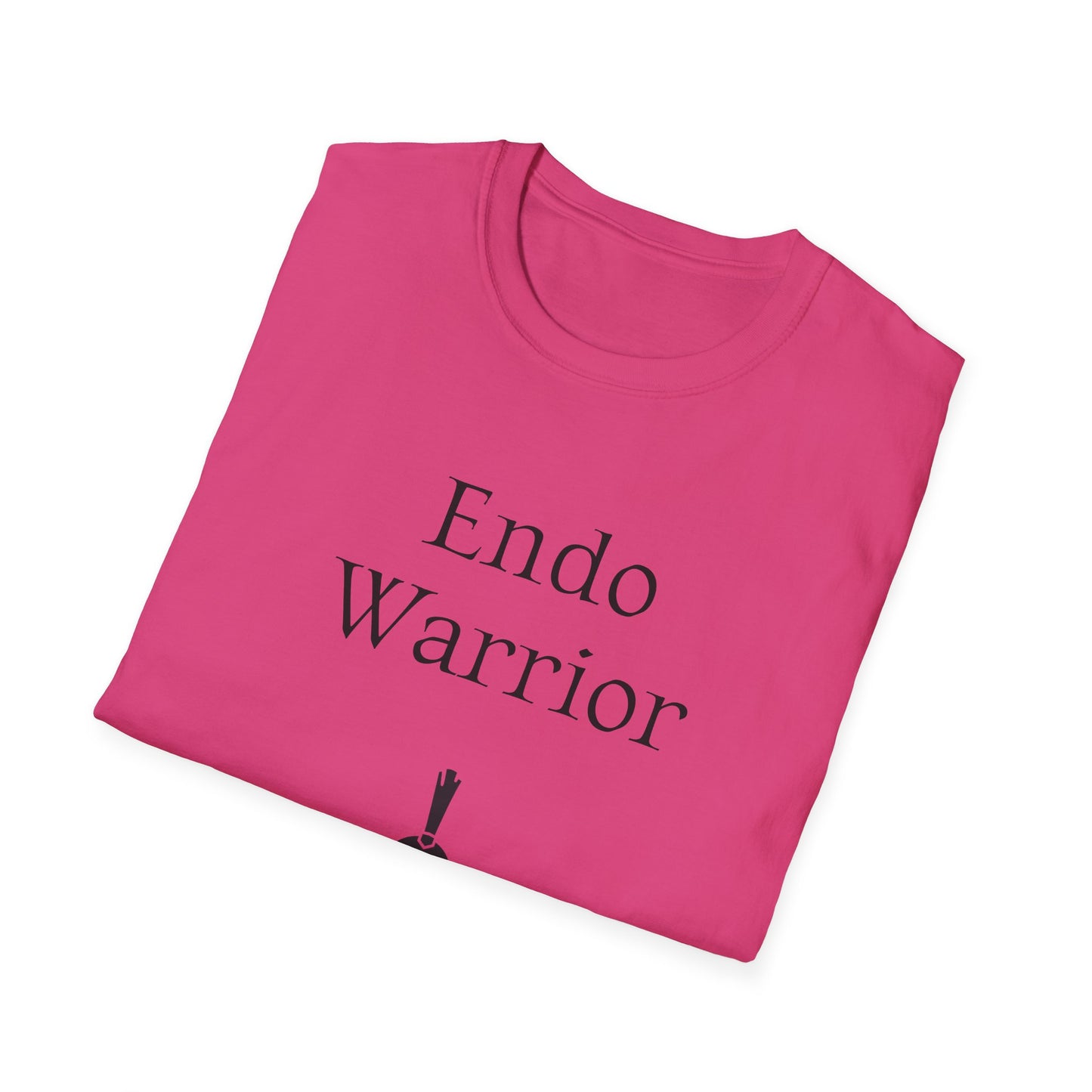 Endometriosis Warrior Unisex Softstyle T-Shirt - Empowering Battle for Women's Health