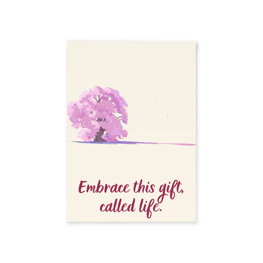 The Dreamer's Bookshop - Love Yourself Card "Embrace Life" - The Dreamer's Bookshop.