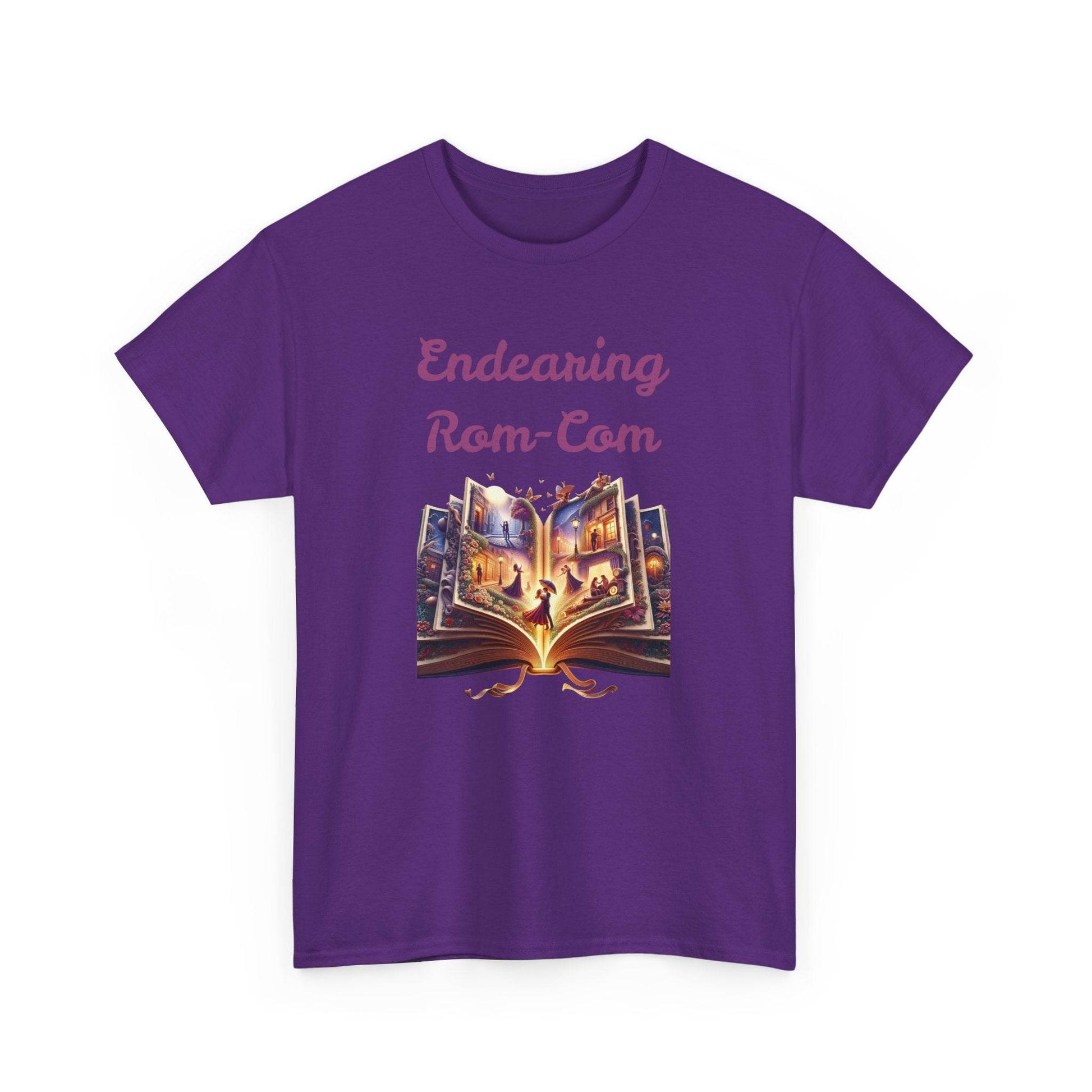 Endearing - Graphic Tee - Unisex Heavy Cotton T-Shirt Rom-Com Books - The Dreamer's Bookshop.