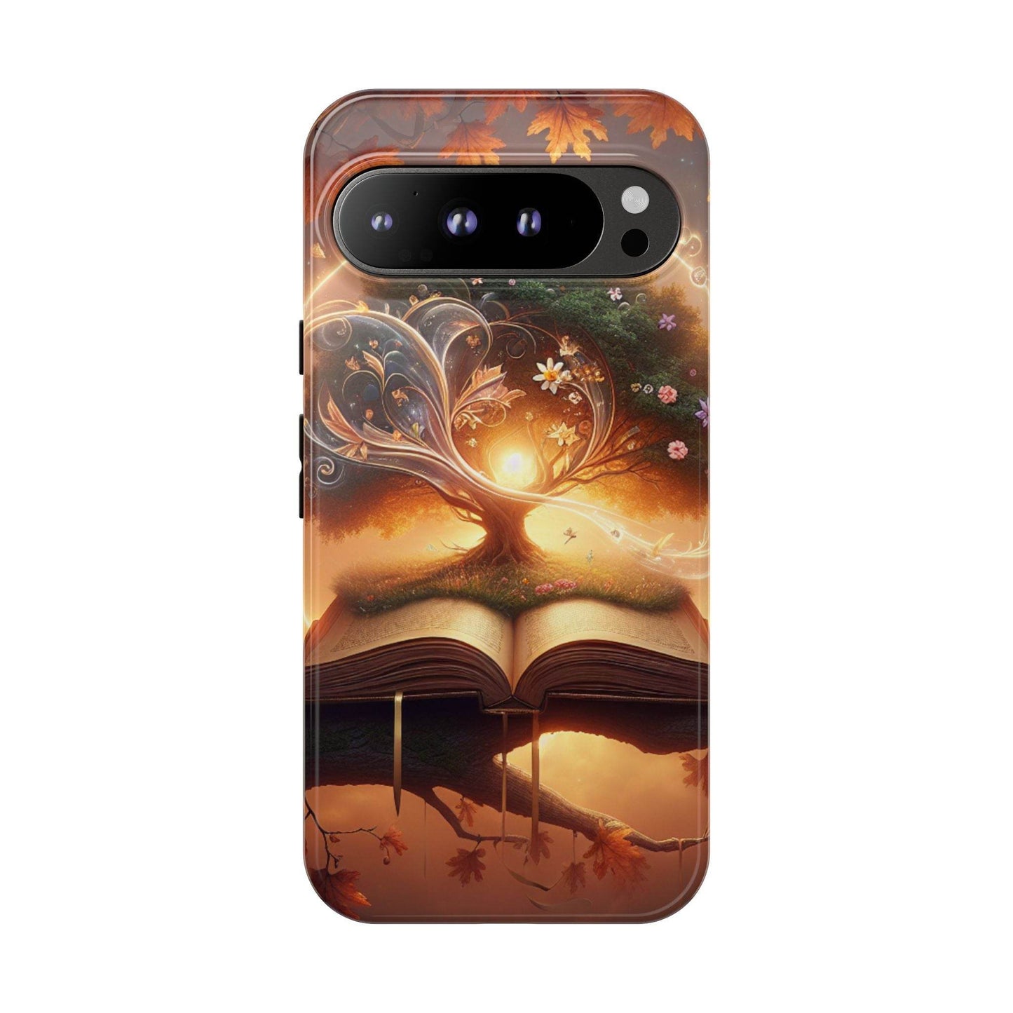 Google & Samsung - Artistic Phone Case with BookishTree Design - Tough Cases - The Dreamer's Bookshop.