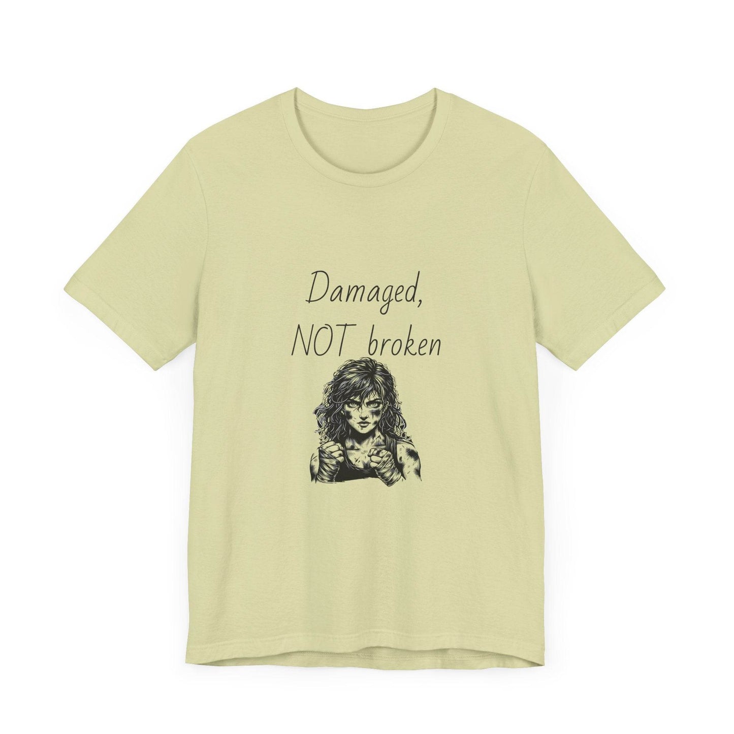 Fierce Survivor Unisex Short Sleeve Tee - Damaged, NOT broken - The Dreamer's Bookshop.