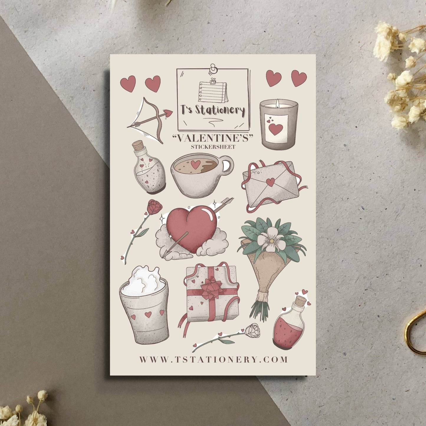 T's Stationery - „Valentijn” - The Dreamer's Bookshop.