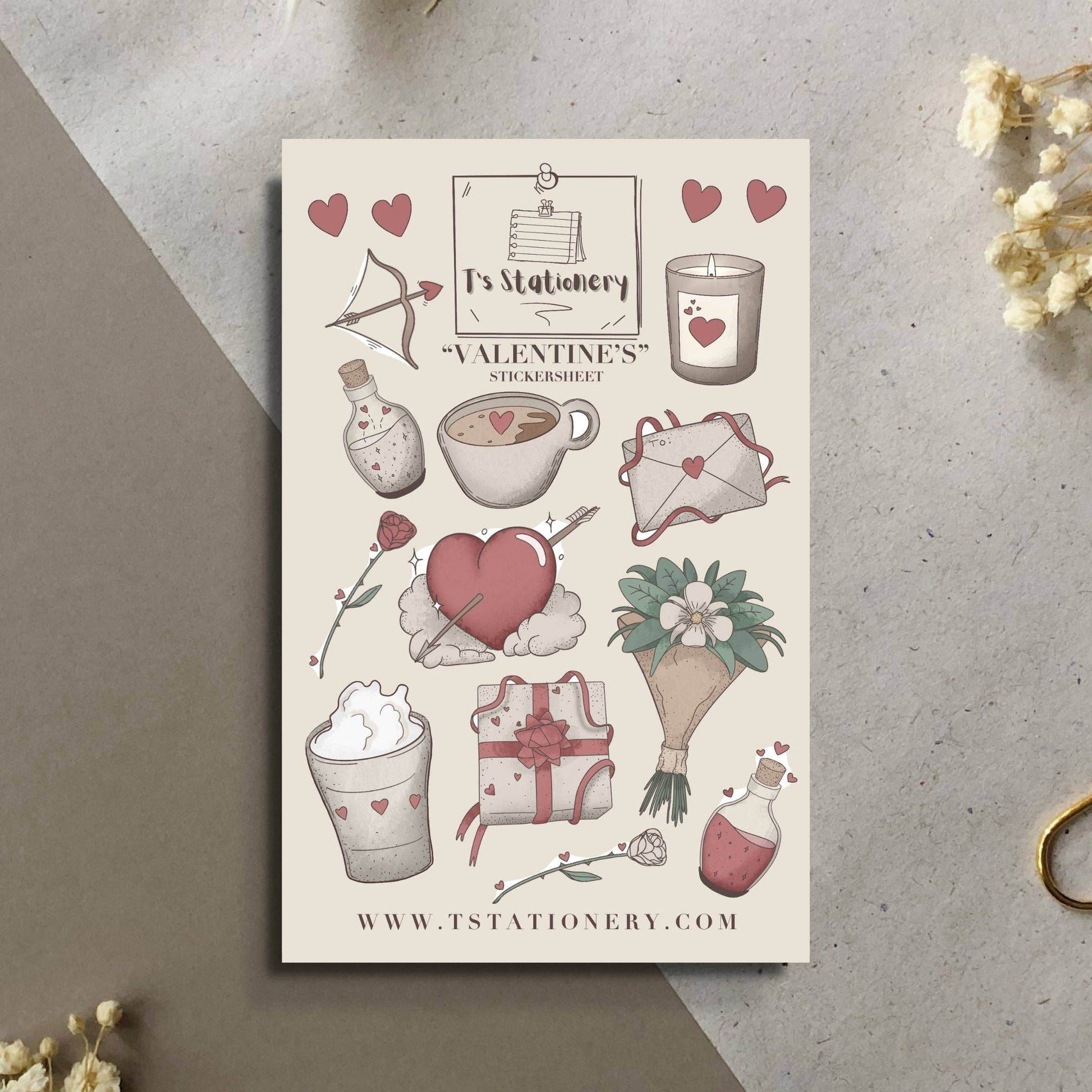 T's Stationery - „Valentijn” - The Dreamer's Bookshop.