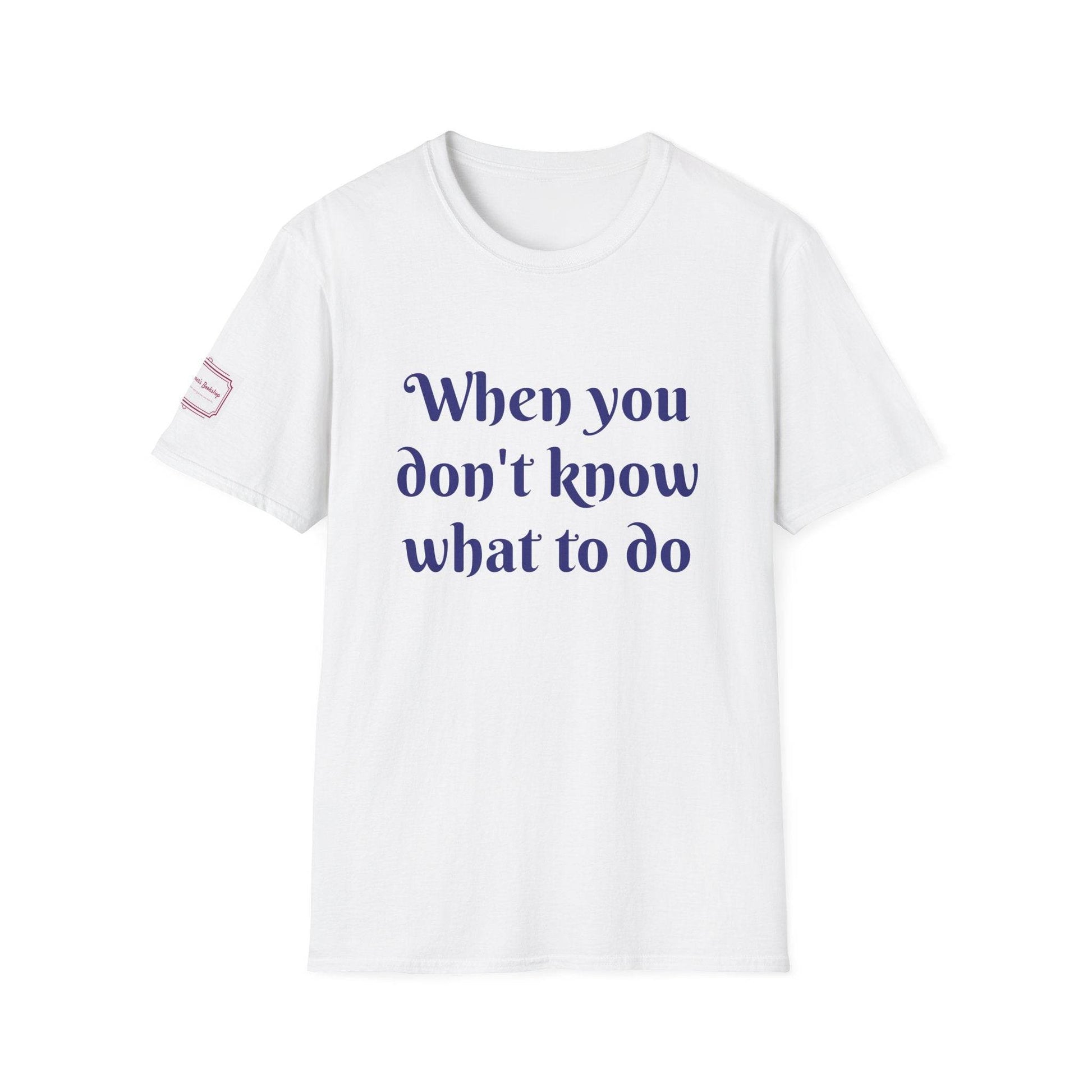 Inspirational Unisex Softstyle T-Shirt - 'Just Breathe' Motivational Design - The Dreamer's Bookshop.