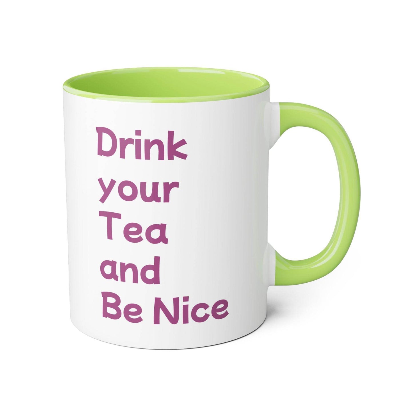 Drink your Tea Mug - 11oz Tea Cup for Cat Lovers - The Dreamer's Bookshop.