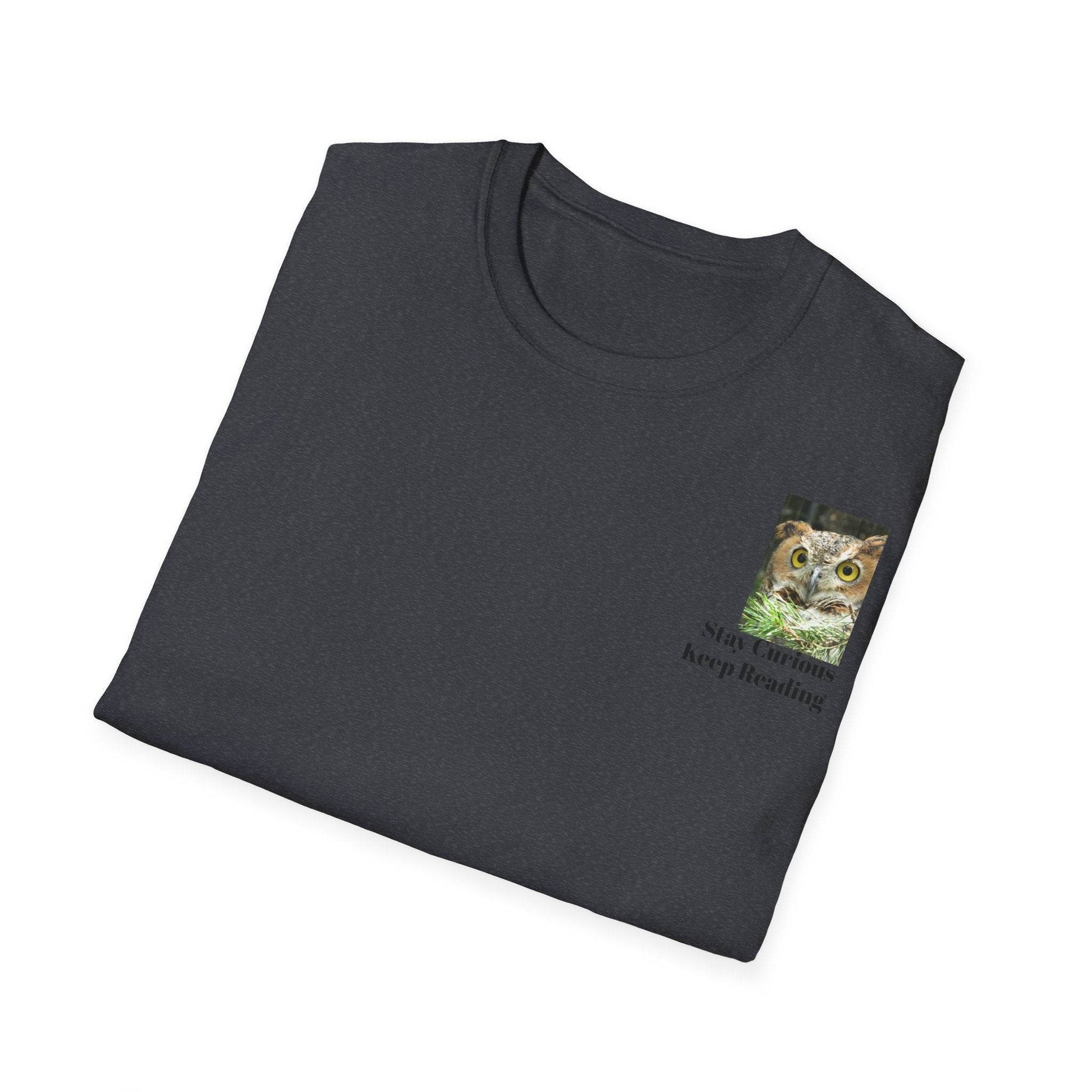 Inspirational Unisex Softstyle T-Shirt - 'Keep Breathing' Motivational Design - The Dreamer's Bookshop.