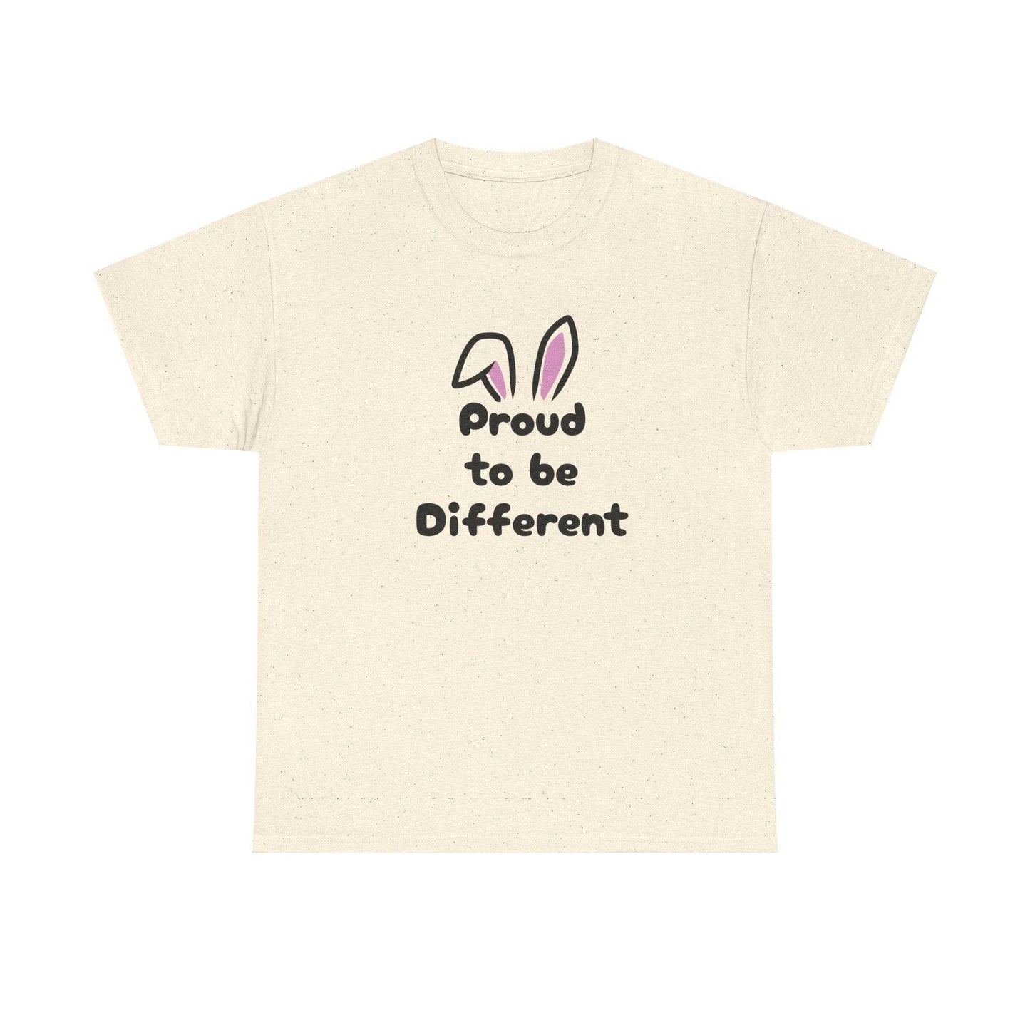 Proud to be Different Unisex Heavy Cotton Tee - Celebrate Individuality & Self-Expression - The Dreamer's Bookshop.