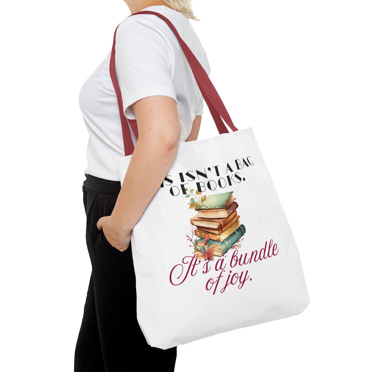 This isn't a Bag of Books - Tote Bag - Cozy Autumn Design