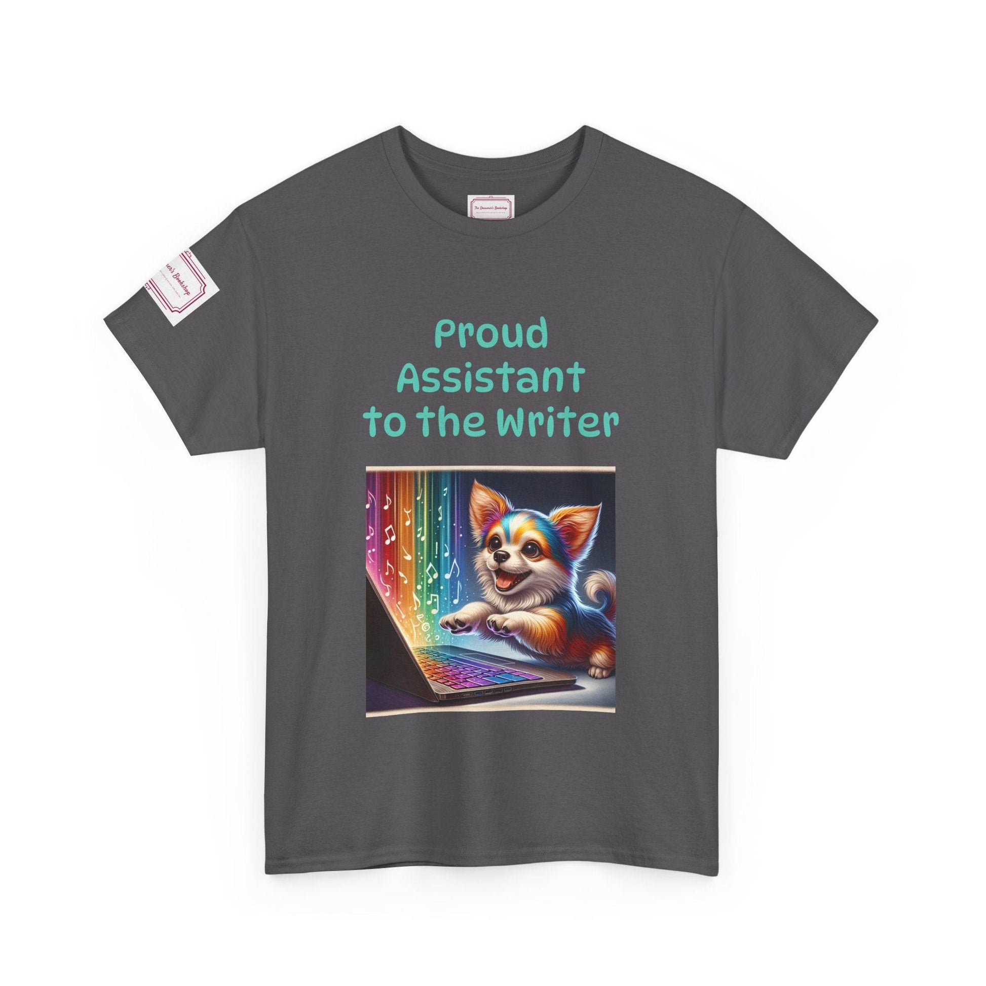 Writer Assistant - Unisex Heavy Cotton Tee - Perfect for Book Lovers - The Dreamer's Bookshop.