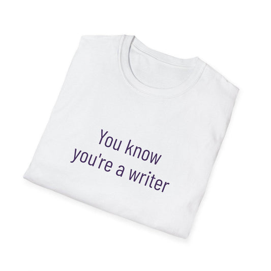 Inspirational Unisex Softstyle T-Shirt - 'You Know' Philosophical Design - The Dreamer's Bookshop.