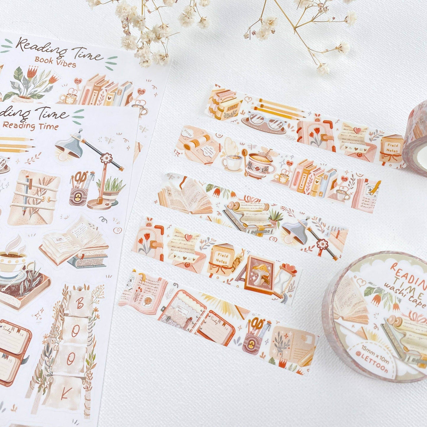 LETTOOn - Washi Tape - Leestijd - The Dreamer's Bookshop.