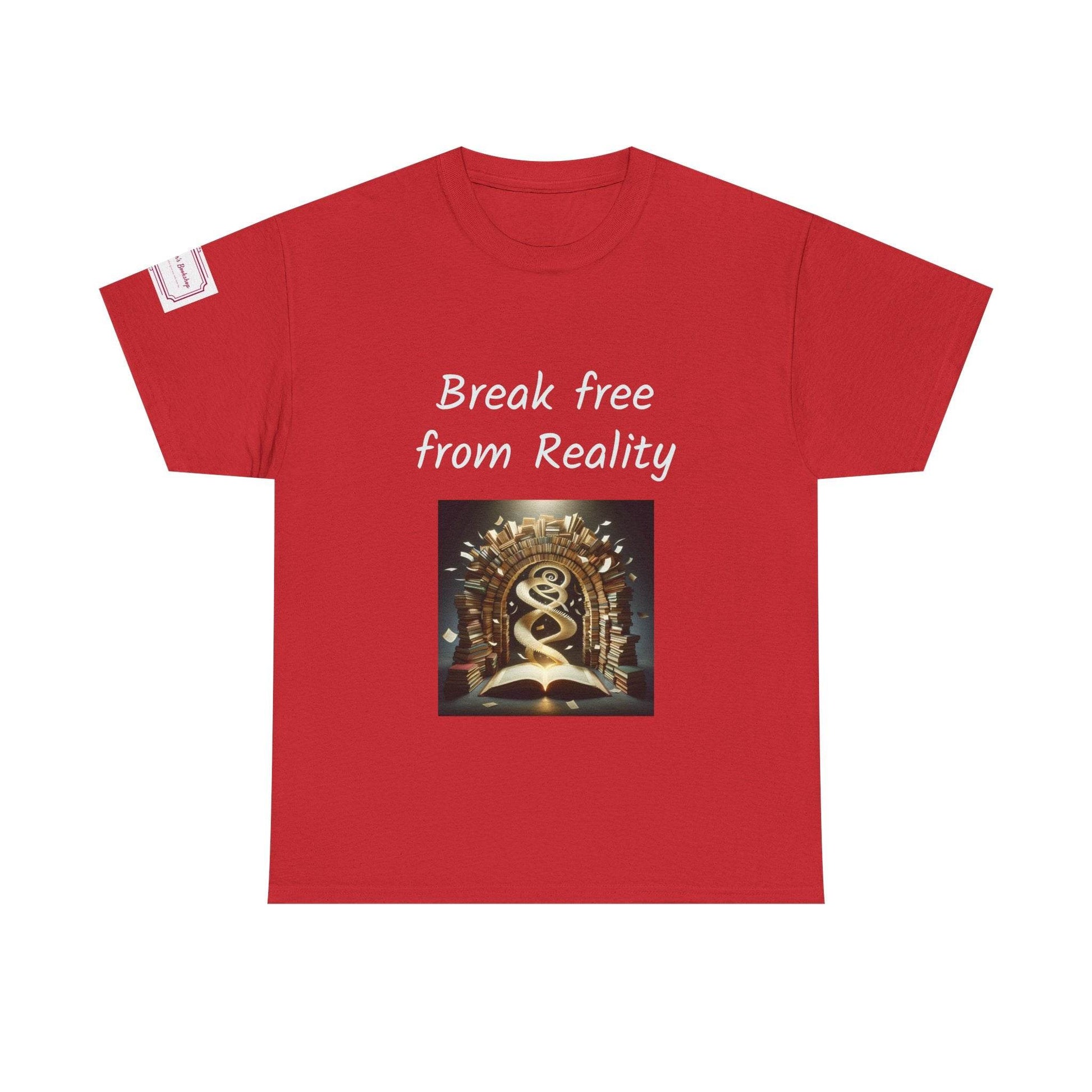 Break Free - Graphic Unisex Heavy Cotton Tee - Book Lovers - The Dreamer's Bookshop.