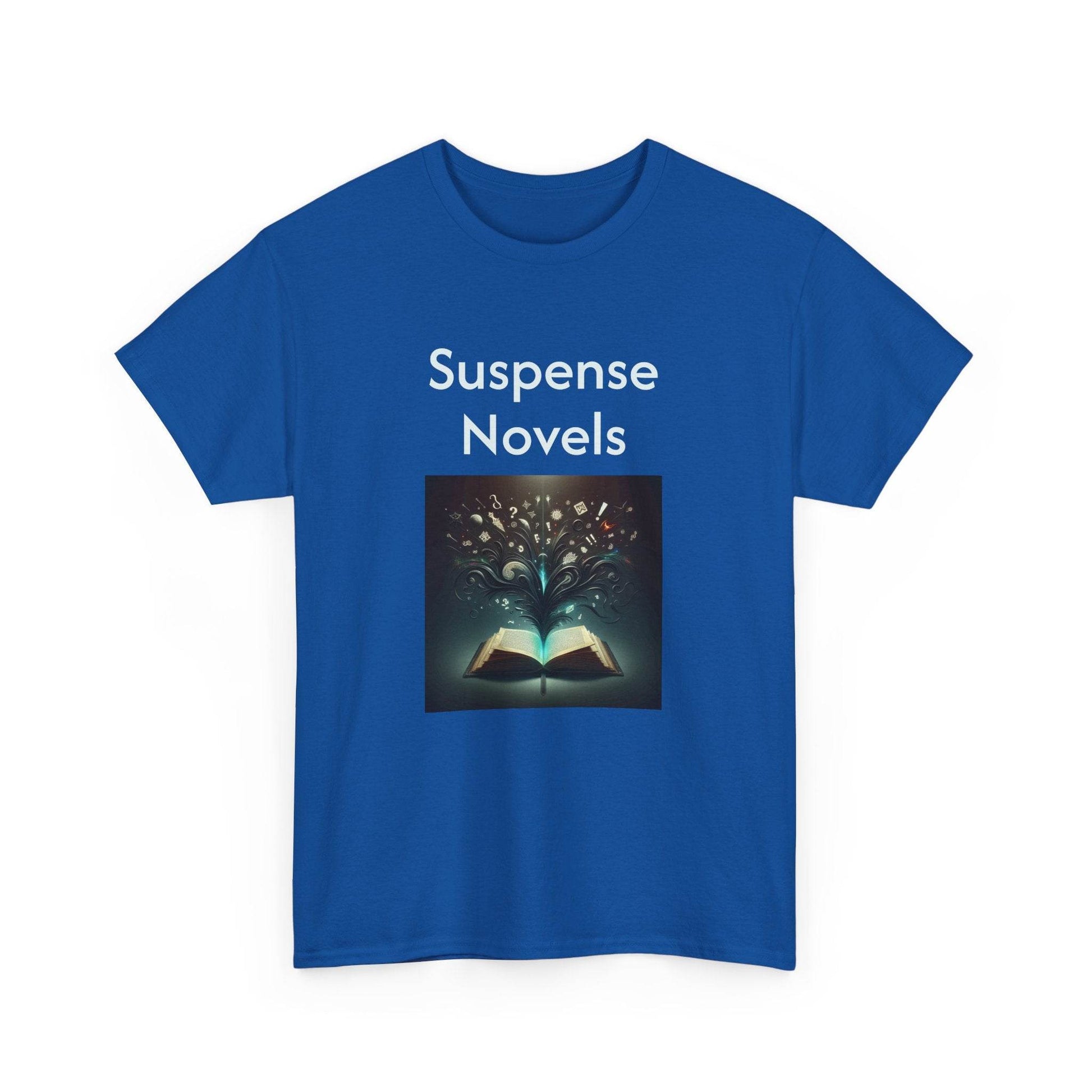 Fiction - Graphic Tee - Unisex Heavy Cotton T-Shirt Suspense Novels - The Dreamer's Bookshop.