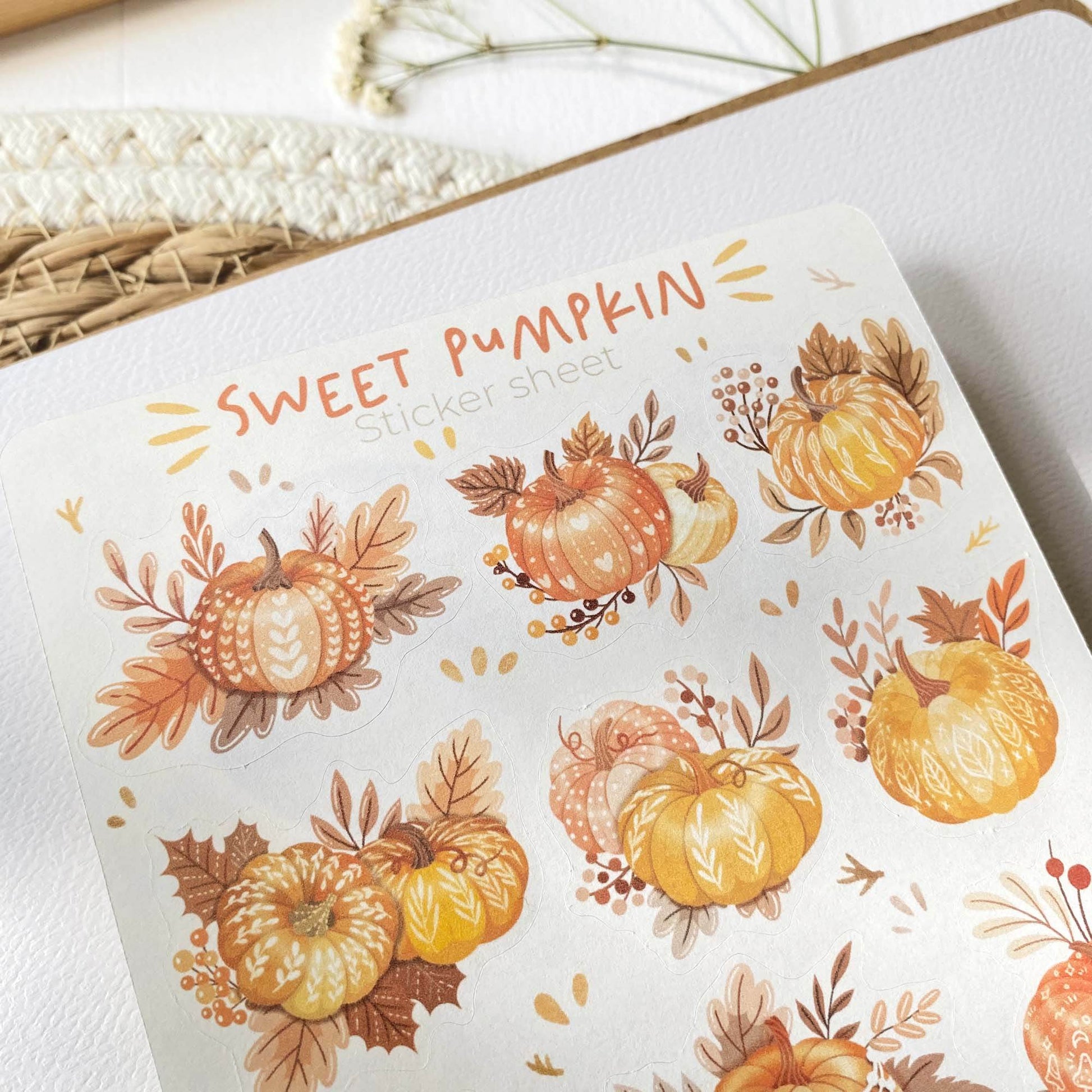 LETTOOn - Stickervel - Sweet Pumpkin - The Dreamer's Bookshop.