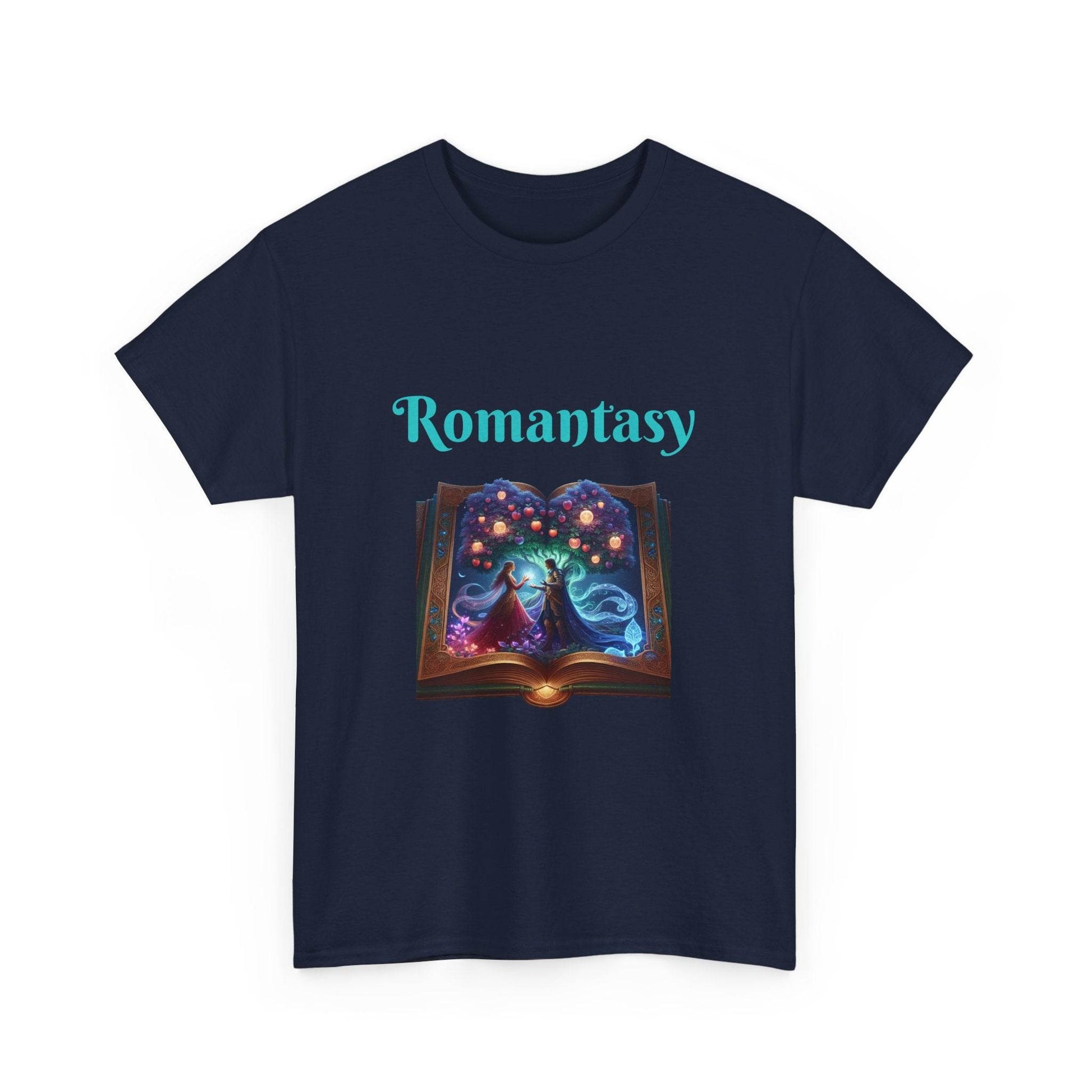 Fantasy - Graphic Tee - Unisex Heavy Cotton T-Shirt Romantasy Books - The Dreamer's Bookshop.