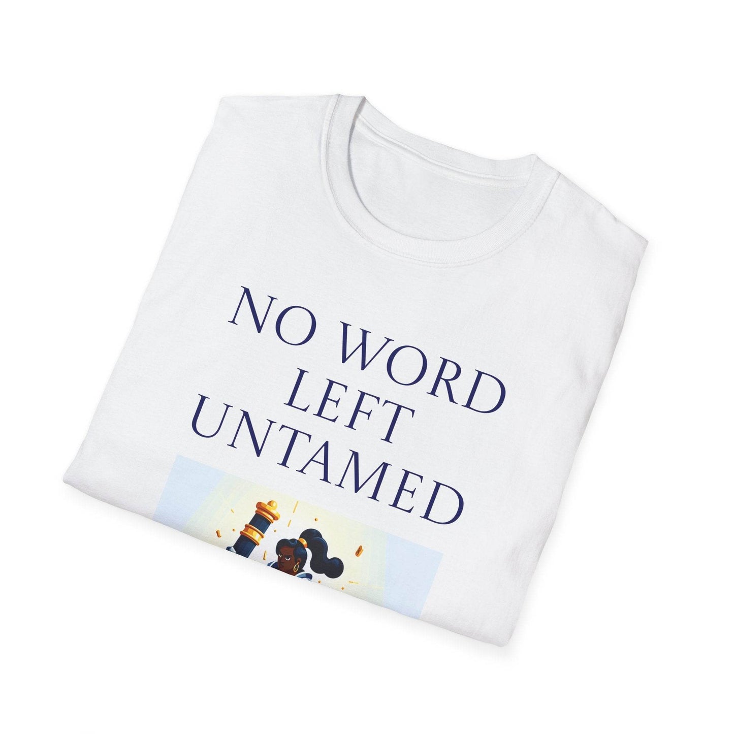 Unisex Softstyle T-Shirt - 'No Word' - The Dreamer's Bookshop.