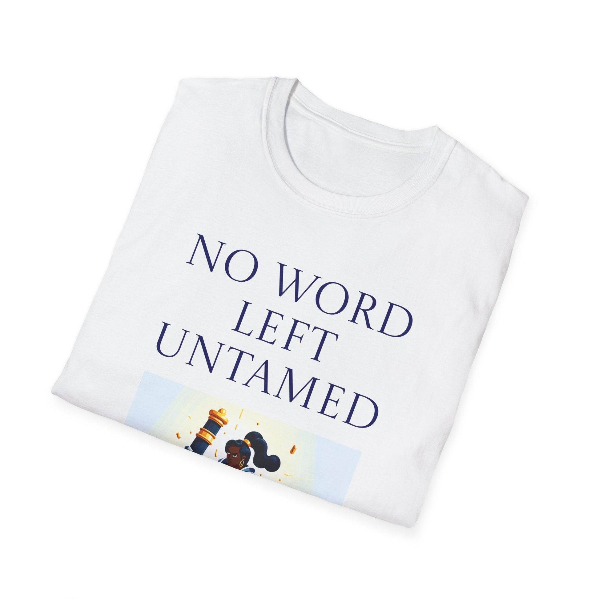 Unisex Softstyle T-Shirt - 'No Word' - The Dreamer's Bookshop.