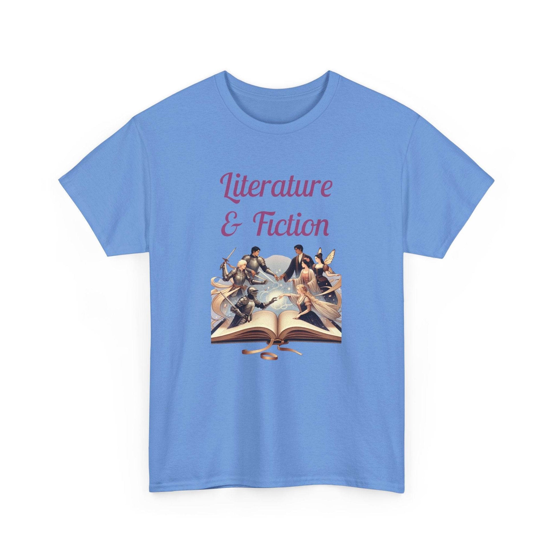 Fiction - Graphic Tee - Unisex Heavy Cotton T-Shirt Literature Books - The Dreamer's Bookshop.