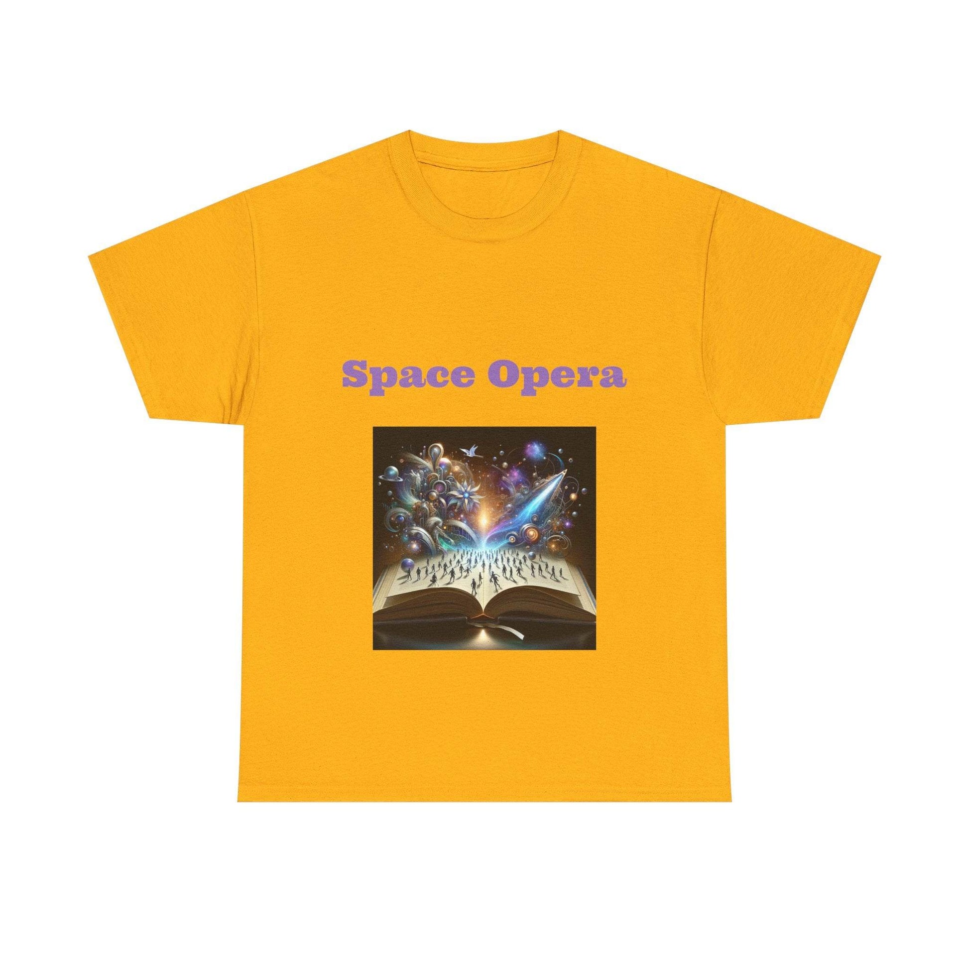 Space Opera - Unisex Heavy Cotton Tee - Sci-Fi Books - The Dreamer's Bookshop.