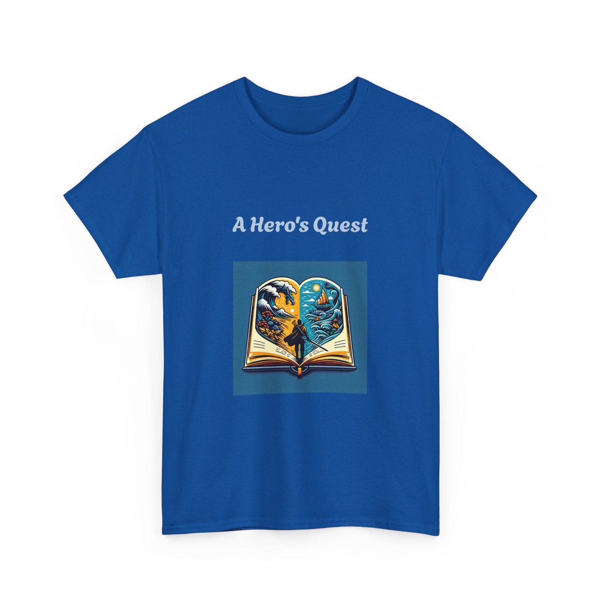 Adventure - Graphic Tee - Unisex Heavy Cotton T-Shirt - Hero's Quest - The Dreamer's Bookshop.