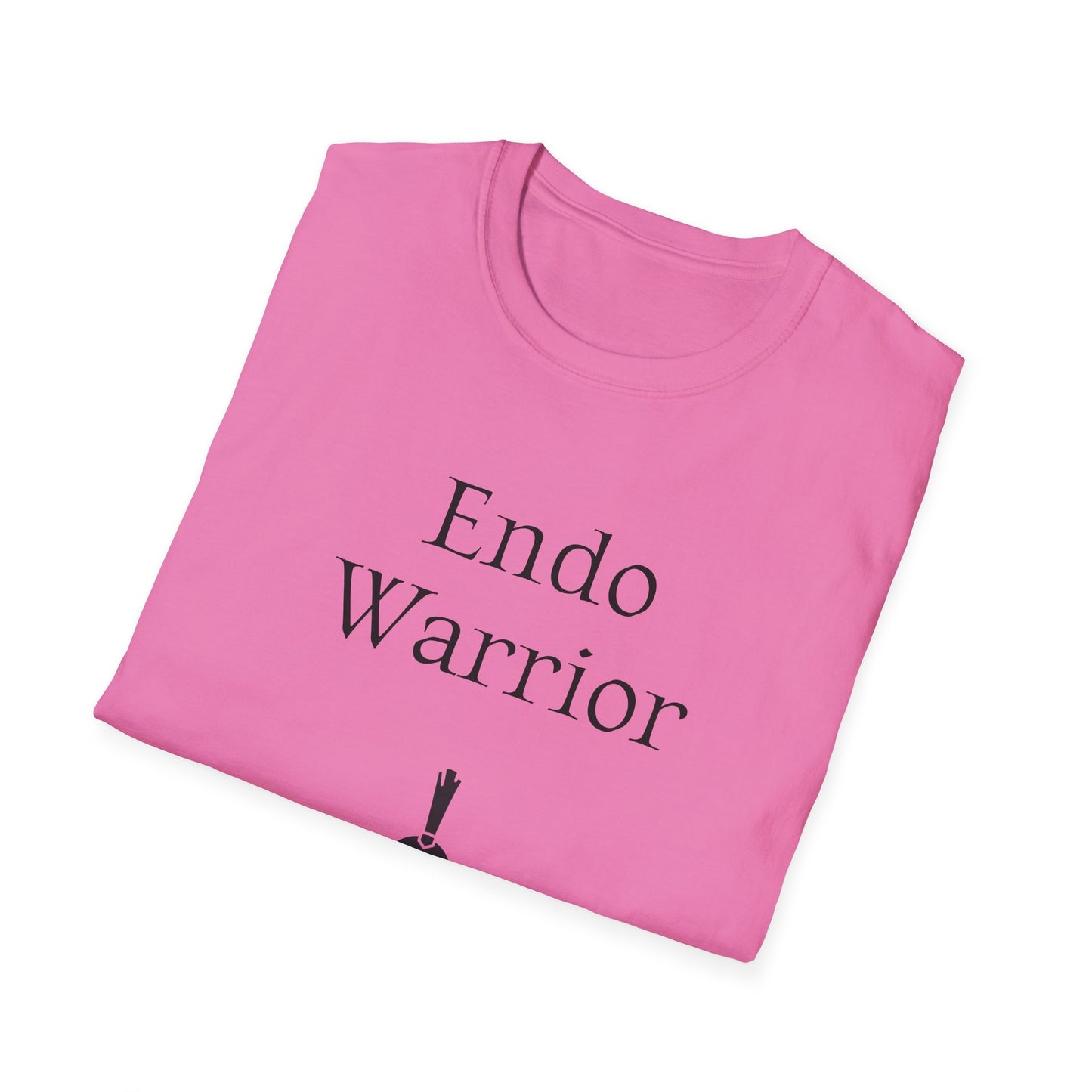 Endometriosis Warrior Unisex Softstyle T-Shirt - Empowering Battle for Women's Health