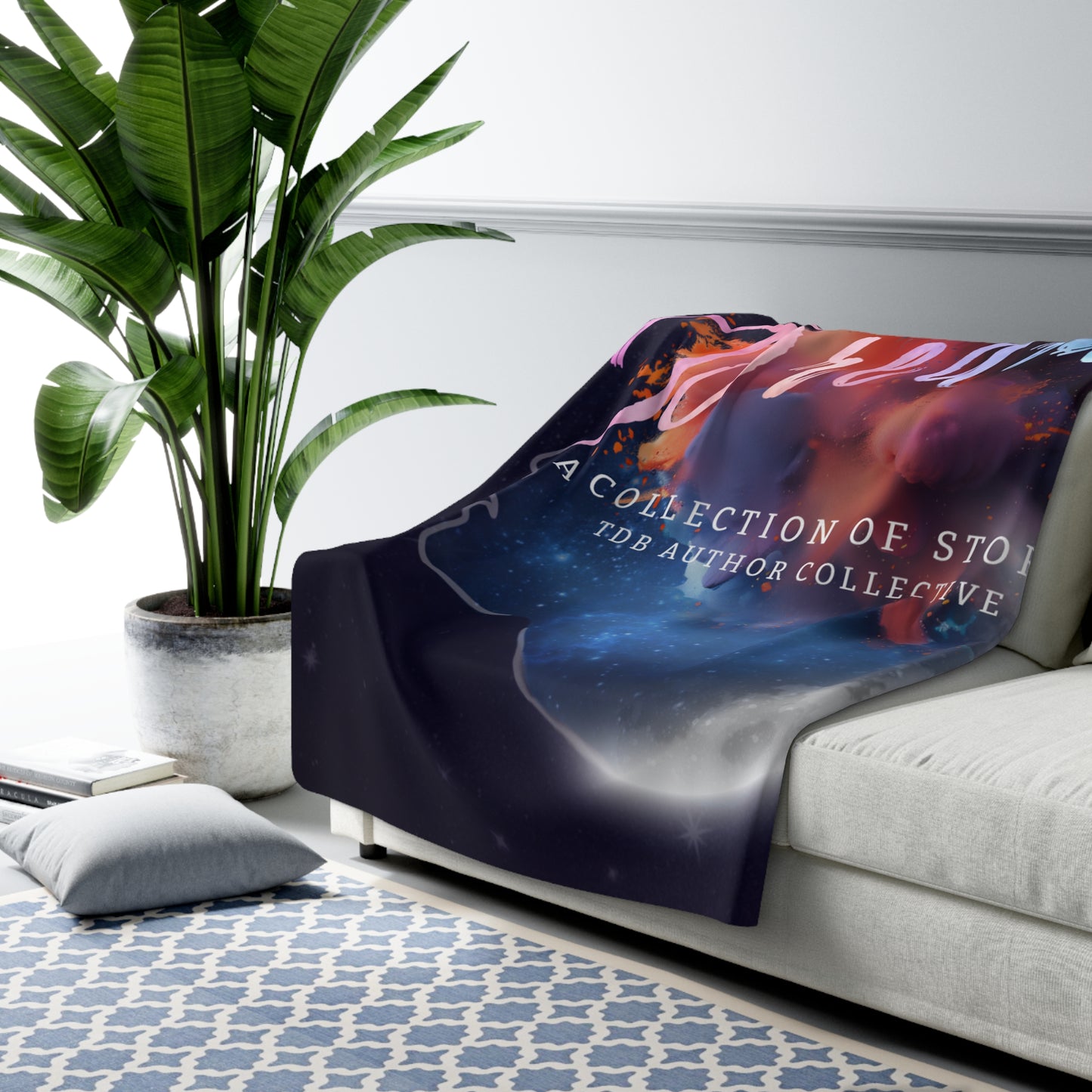 Cozy Sherpa Fleece Blanket - Dreams Cover Design