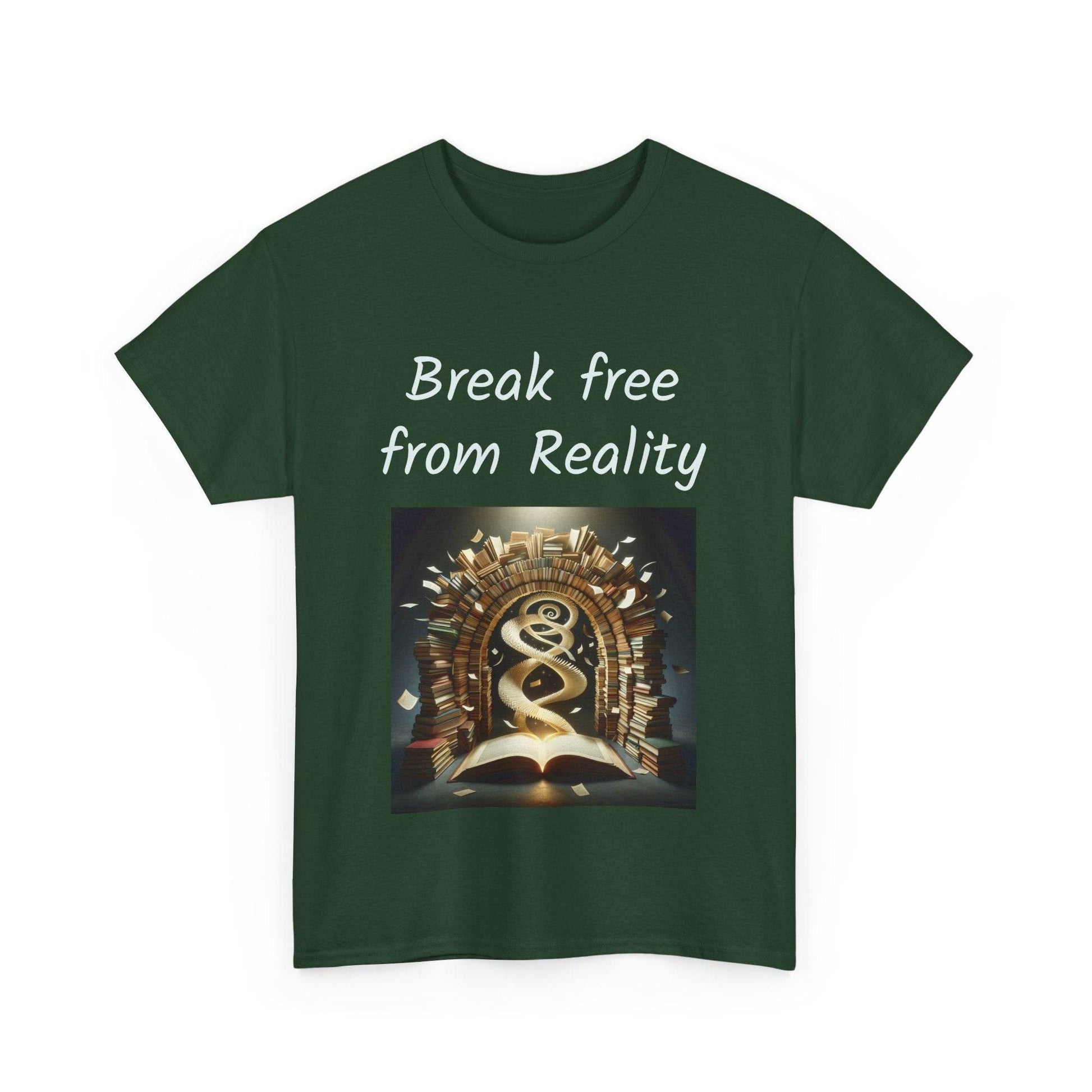 Break Free - Unisex Heavy Cotton Tee - Book Lovers - The Dreamer's Bookshop.
