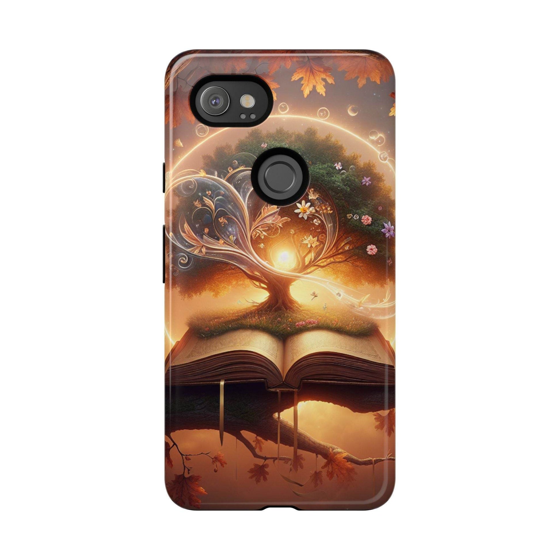 Google & Samsung - Artistic Phone Case with BookishTree Design - Tough Cases - The Dreamer's Bookshop.