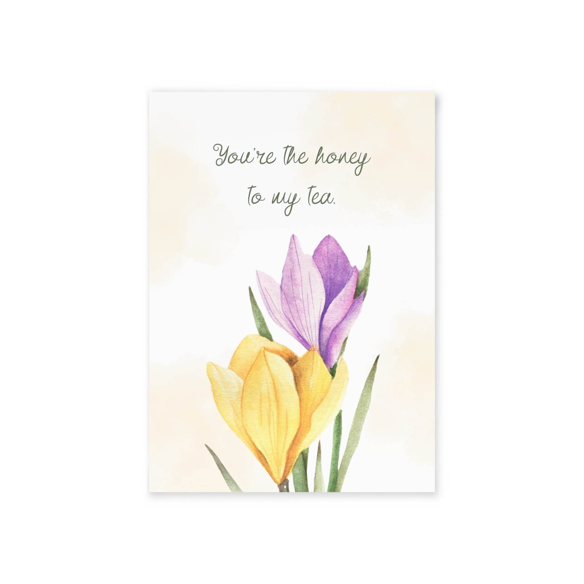 The Dreamer's Bookshop Affection "You're the Honey" Art Print Card - The Dreamer's Bookshop.