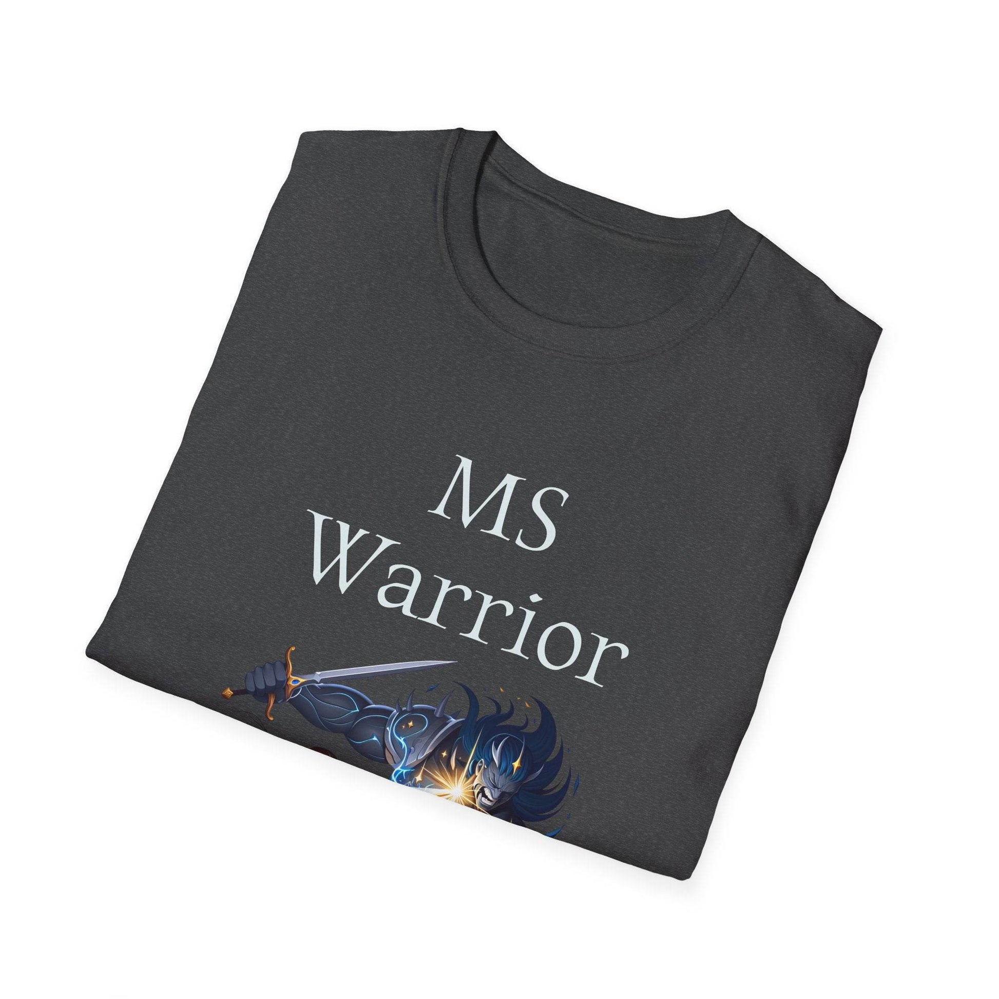 M.S. Warrior Unisex Softstyle T-Shirt - Empowering Battle for Women's Health - The Dreamer's Bookshop.