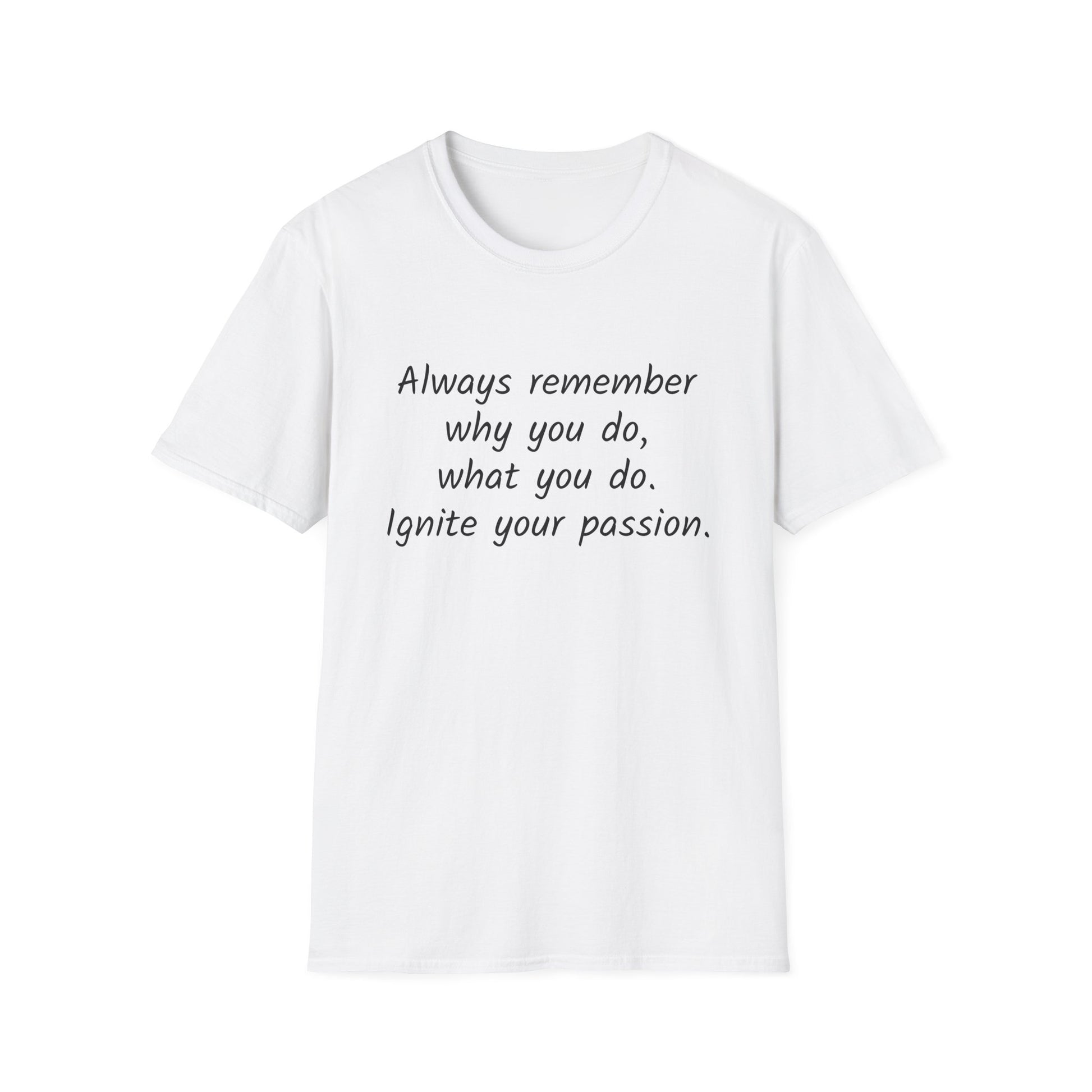 Inspirational Unisex T-Shirt - "Ignite Your Passion" - The Dreamer's Bookshop.