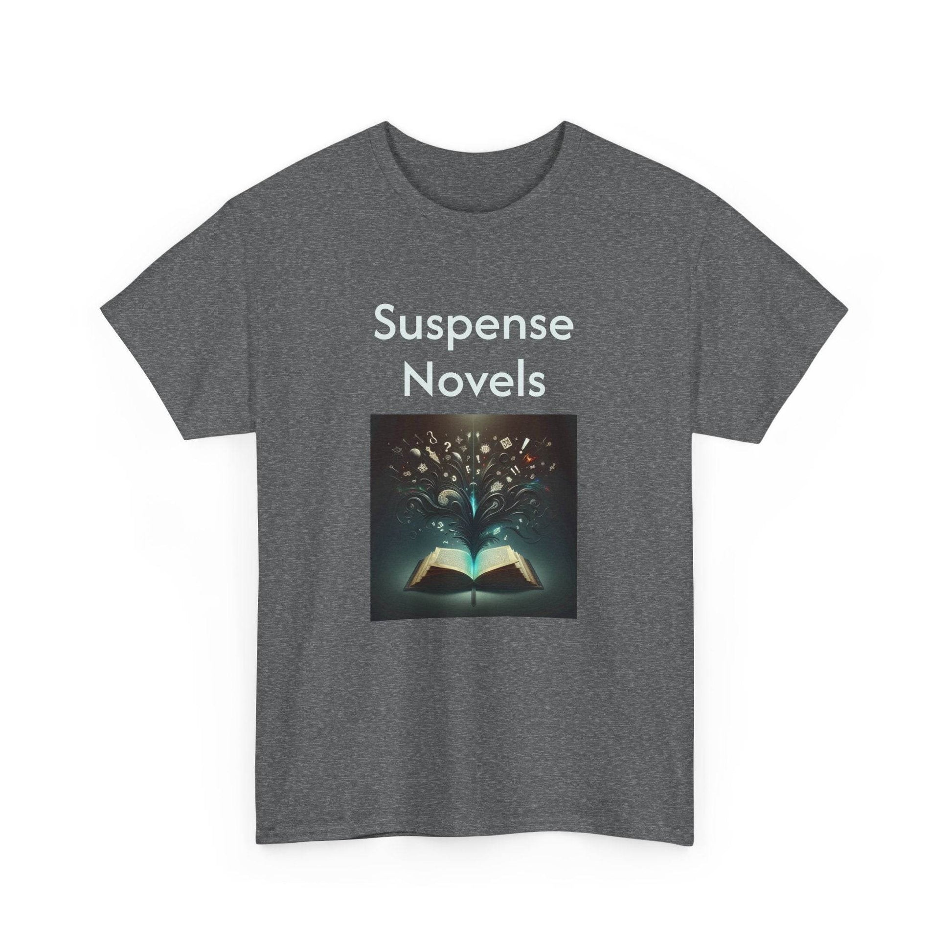 Fiction - Graphic Tee - Unisex Heavy Cotton T-Shirt Suspense Novels - The Dreamer's Bookshop.