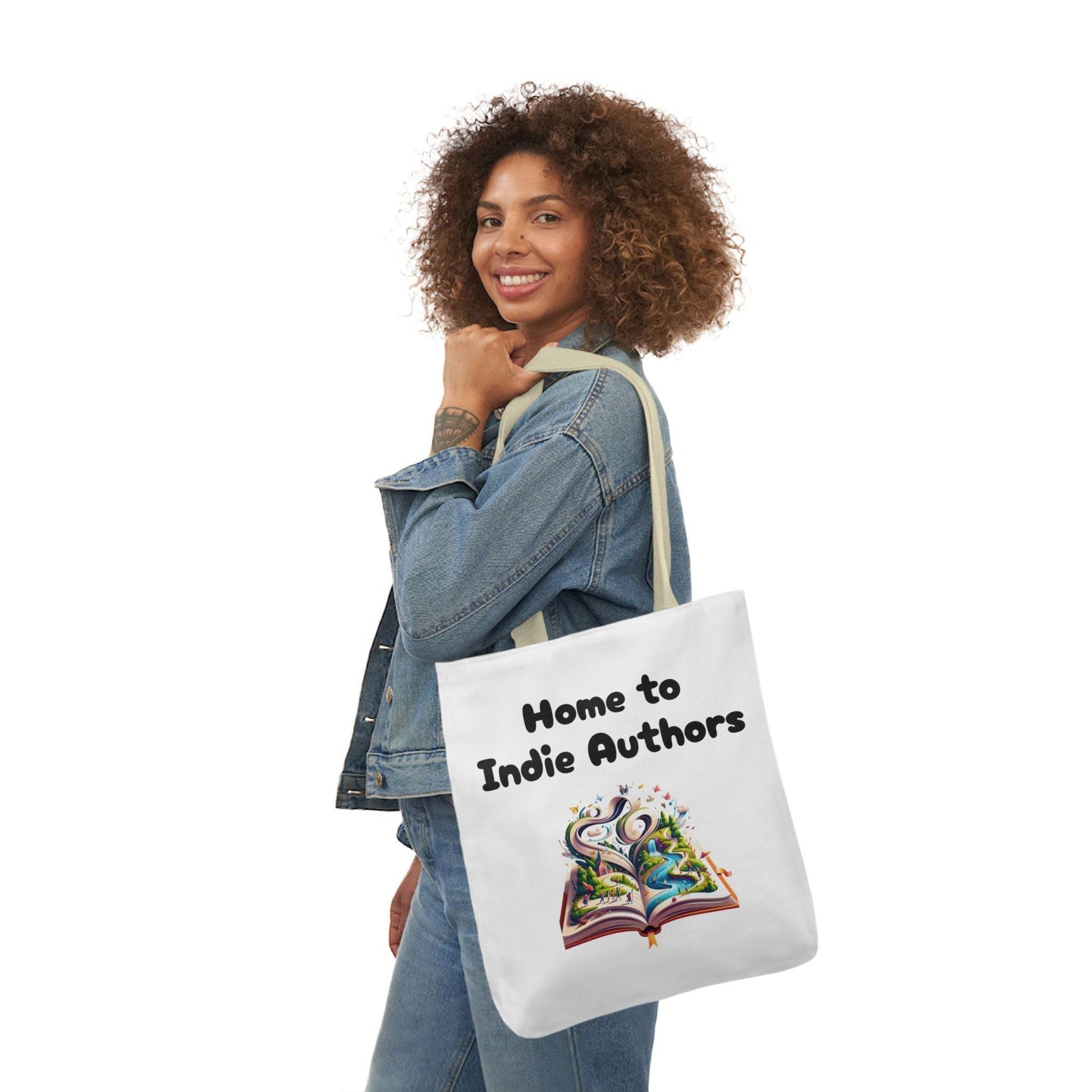 Home to Indie Authors Tote Bag - Perfect Gift for Book Lovers - The Dreamer's Bookshop.