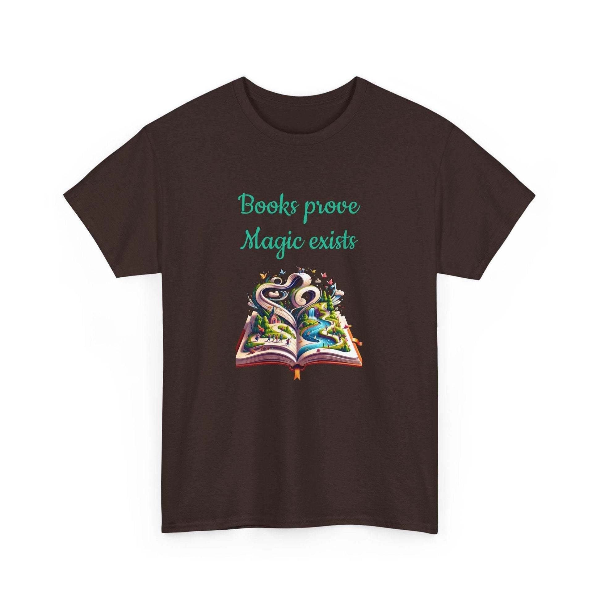 Magic Exists -A Unisex Heavy Cotton Tee - Perfect Gift for Book Lovers - The Dreamer's Bookshop.