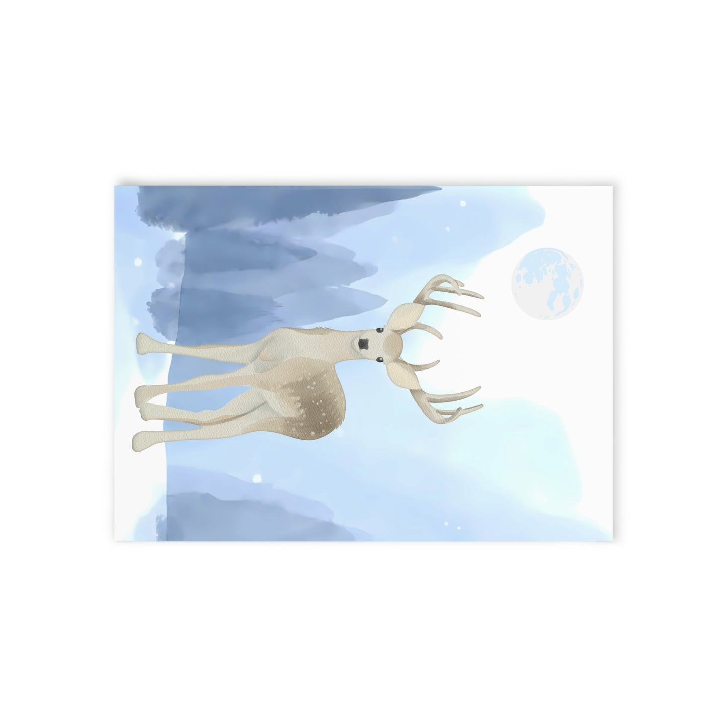 The Dreamer's Bookshop "Winter Deer" Christmas Card