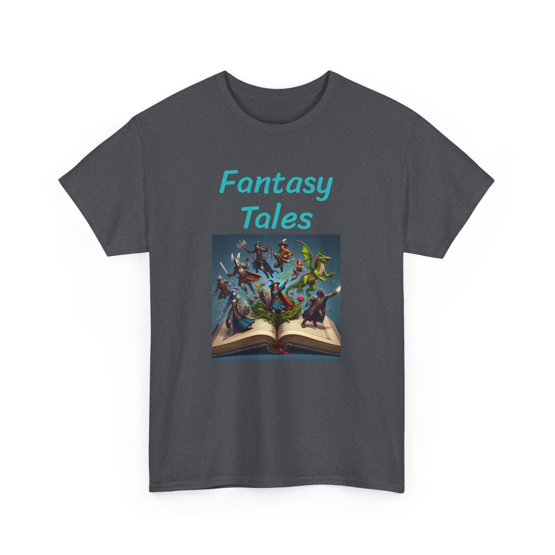 Magic - Graphic Tee - Unisex Heavy Cotton T-Shirt - Fantasy Tales - The Dreamer's Bookshop.