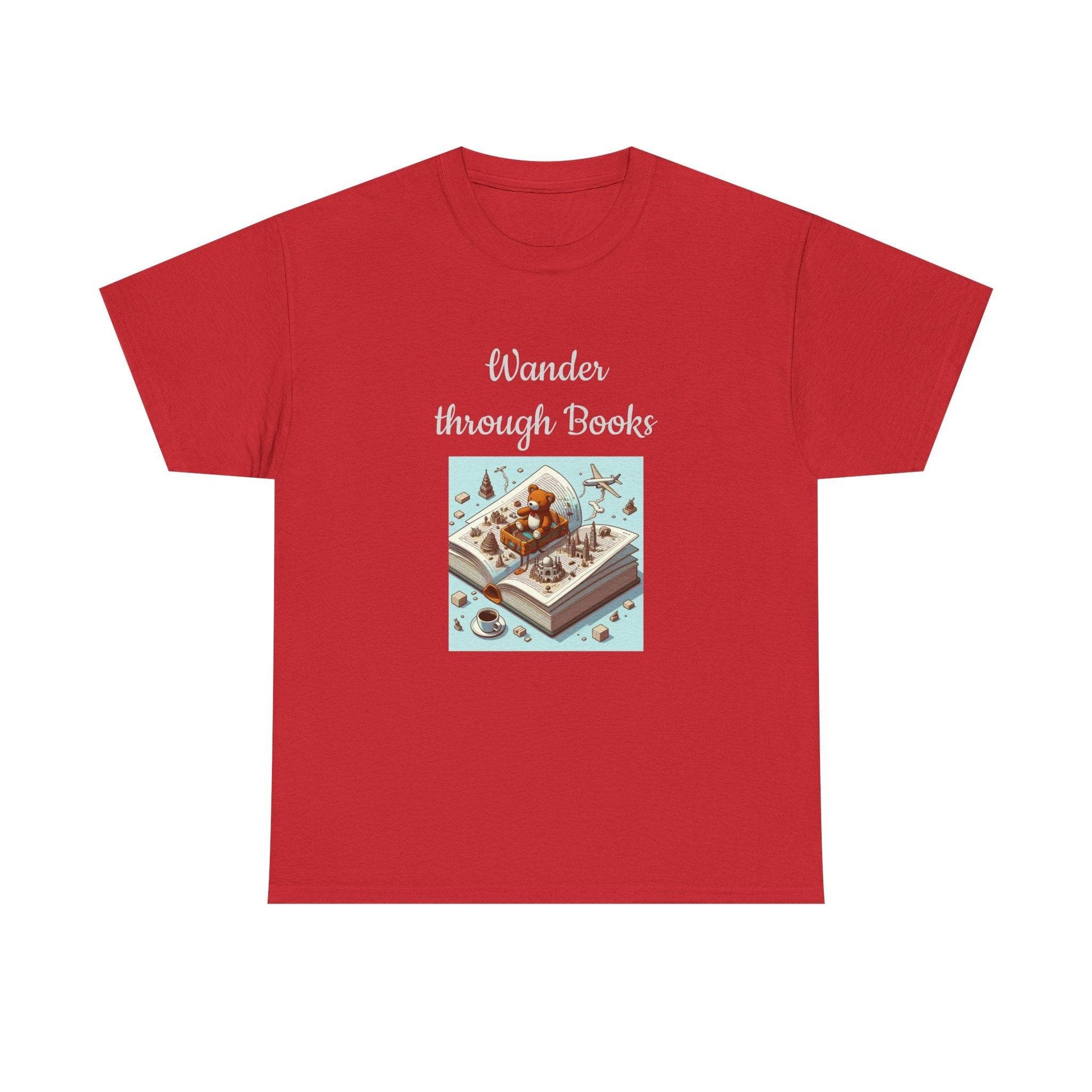 Wander - A Unisex Heavy Cotton Tee - Perfect Gift for Book Lovers - The Dreamer's Bookshop.