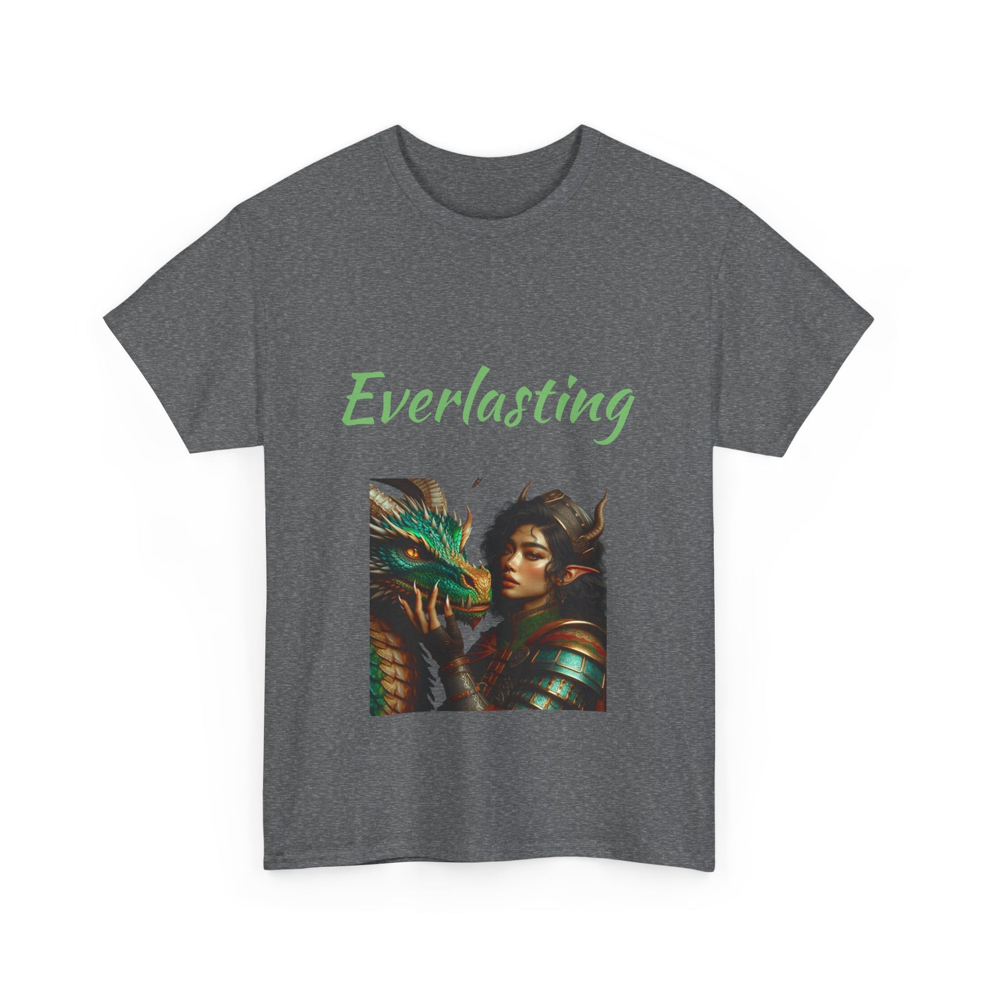 Book Lover's Unisex Heavy Cotton Tee - "Everlasting" - The Dreamer's Bookshop.