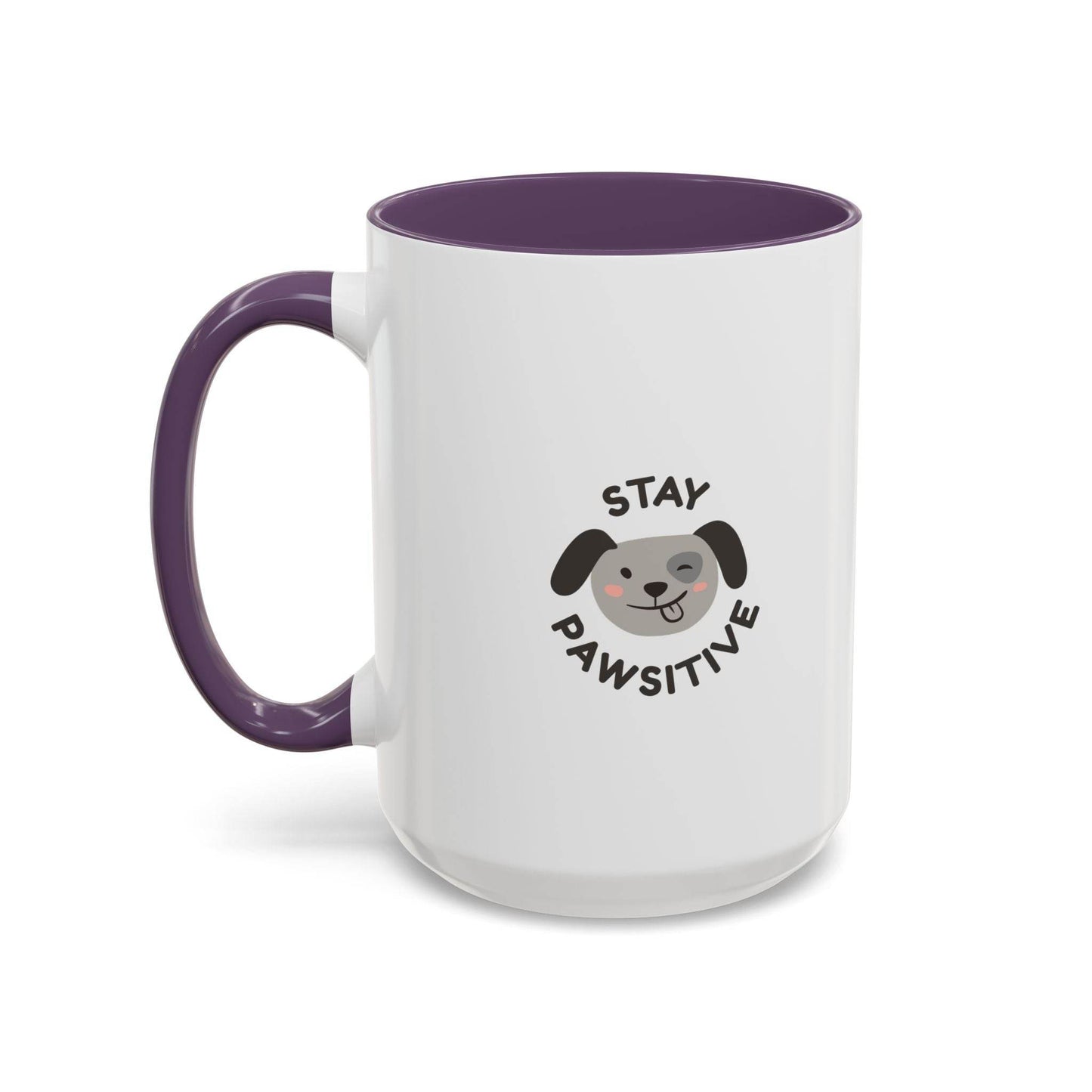 Cute Dog Pawsitive Coffee Mug - 11 & 15oz Drink and Behave - The Dreamer's Bookshop.