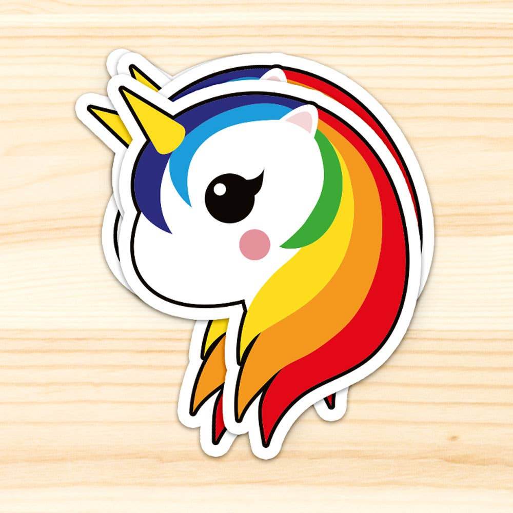 Studio Inktvis - Sticker Unicorn - The Dreamer's Bookshop.