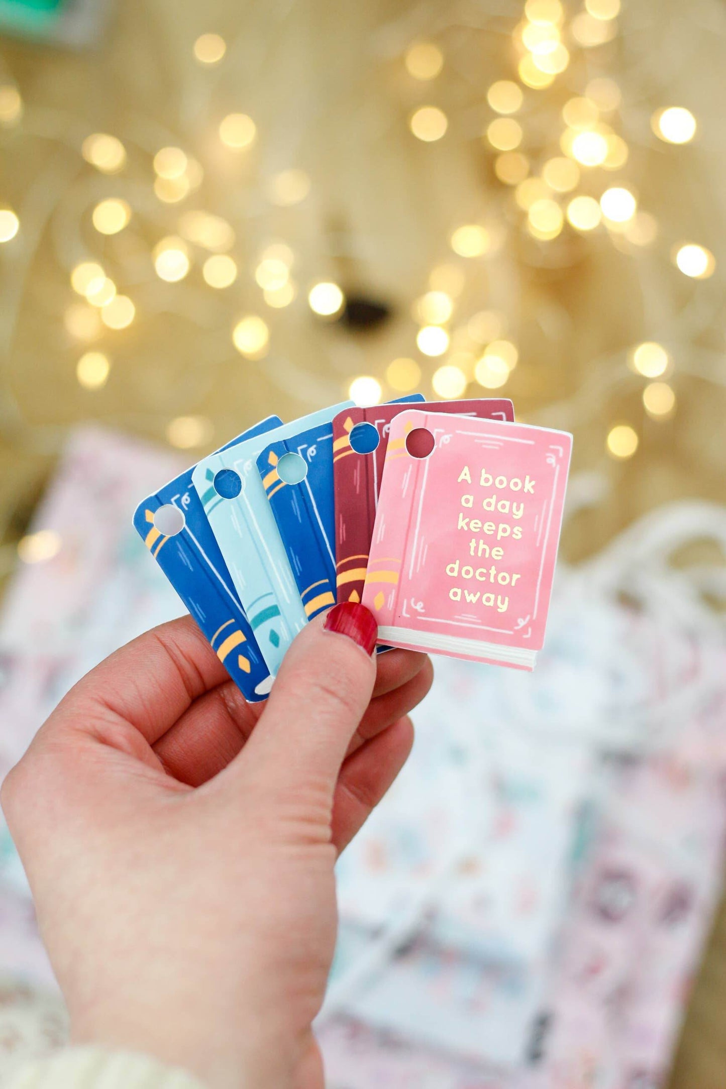 My Sweet Paper Card - Cadeaukaartjes voor boeken - Set van 5 cadeaukaartjes - The Dreamer's Bookshop.