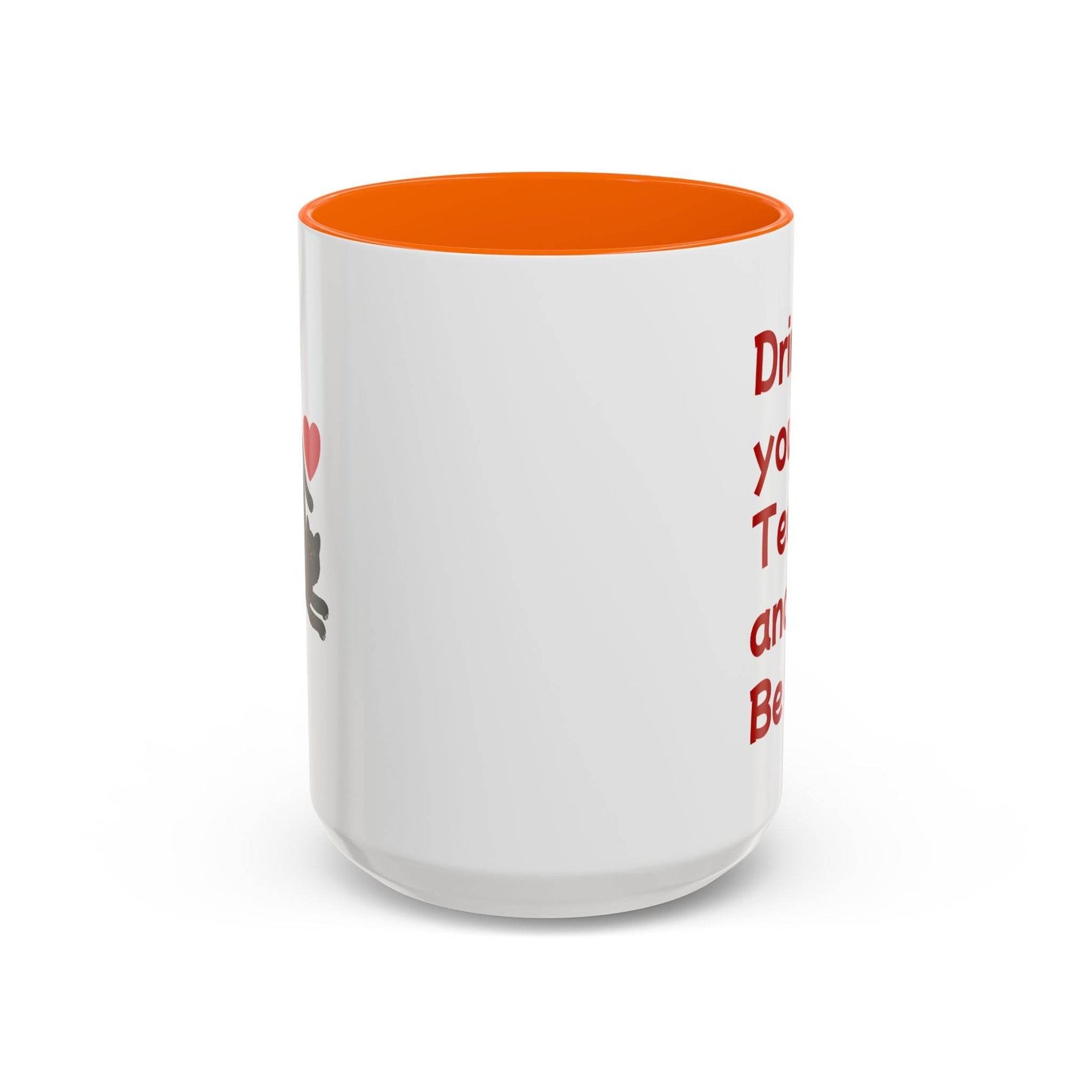 Cute Cat Love Tea Mug - 11 & 15oz Drink and be Nice - The Dreamer's Bookshop.