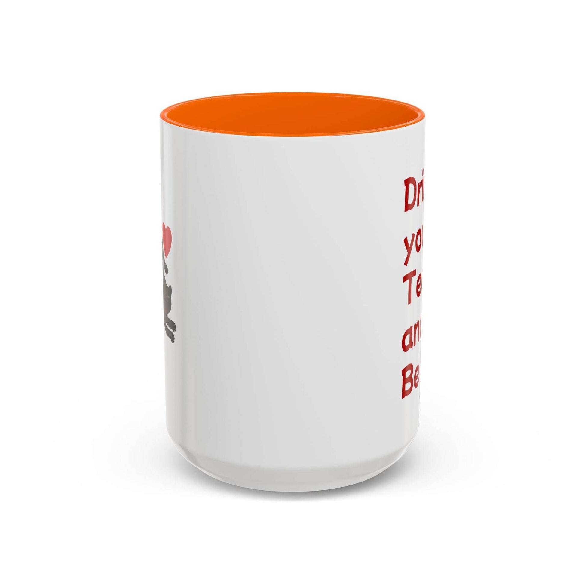 Cute Cat Love Tea Mug - 11 & 15oz Drink and be Nice - The Dreamer's Bookshop.