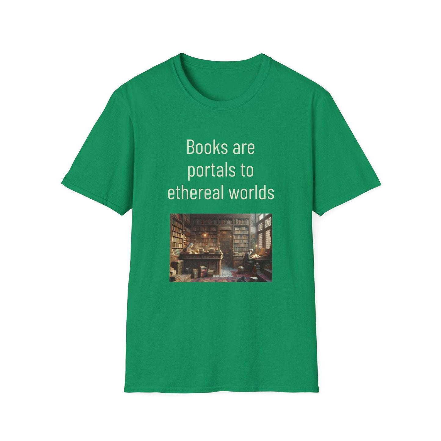 Unisex Softstyle T-Shirt - 'Portals' Inspirational - The Dreamer's Bookshop.