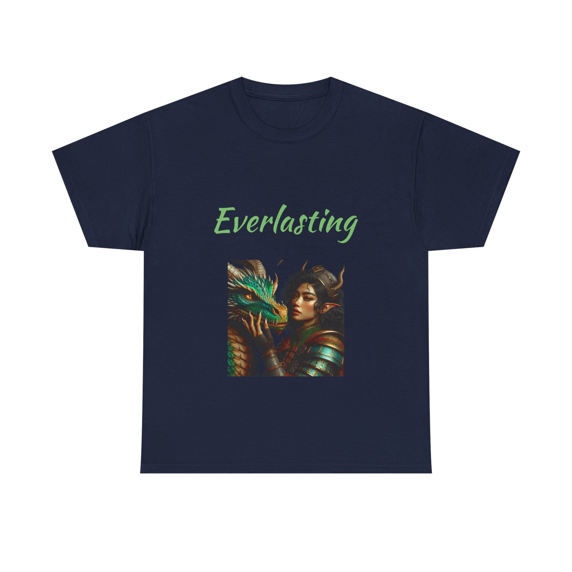 Book Lover's Unisex Heavy Cotton Tee - "Everlasting" - The Dreamer's Bookshop.
